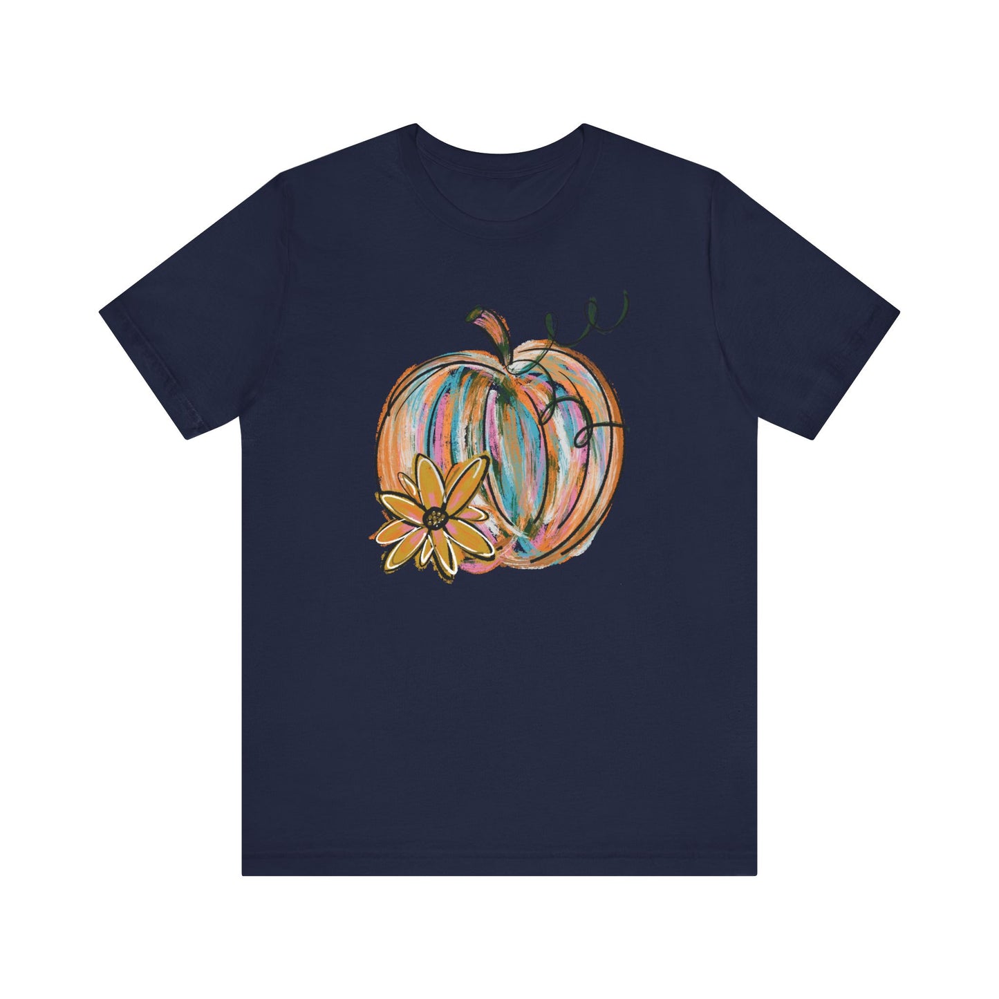 Painted Pumpkin Bella Canvas T-Shirt | Fall Graphic Tee