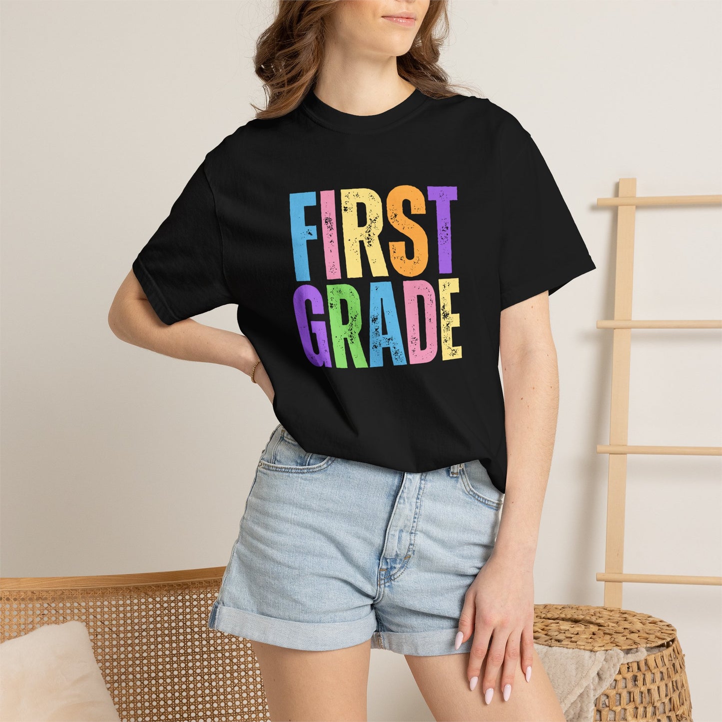 First Grade Comfort Colors® T-Shirt | Grade Level Teacher Shirt