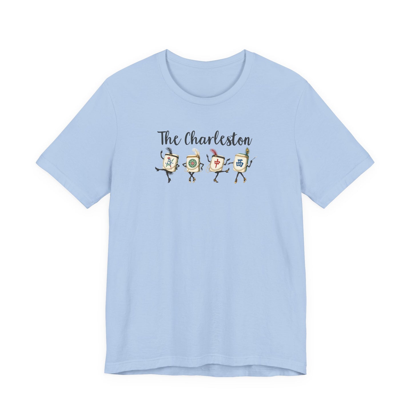 Flapper Mahjong Tiles Bella Canvas T-Shirt | Mahjong Club Shirt