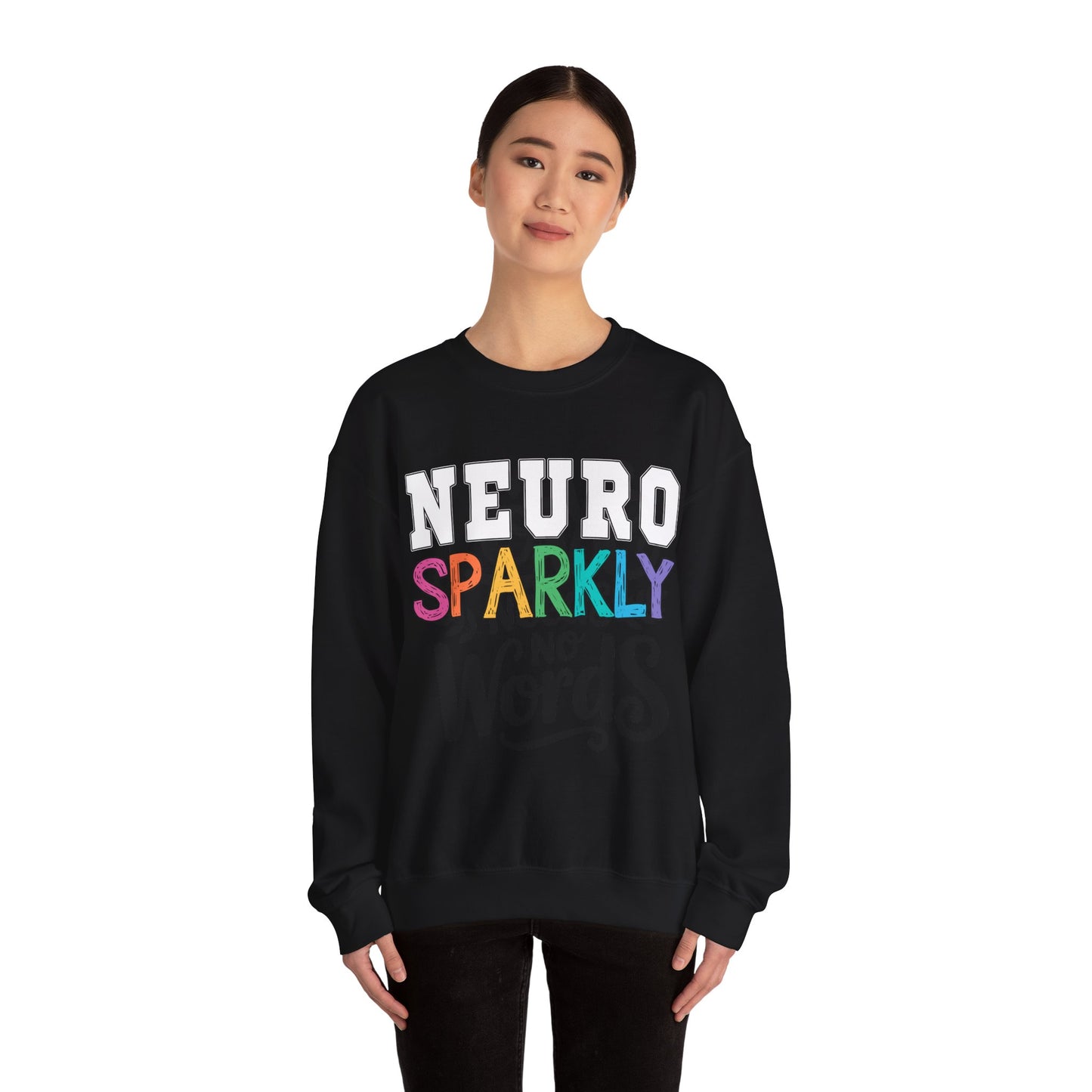 Neuro Sparkly Sweatshirt | Autism Awareness & Neurodiversity Inclusion Crewneck