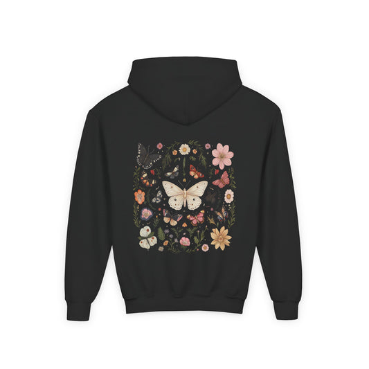 Bloom & Take Flight Youth Hooded Sweatshirt