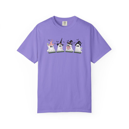 Cute Ghost Mahjong T-Shirt | Mahjong Halloween Tee