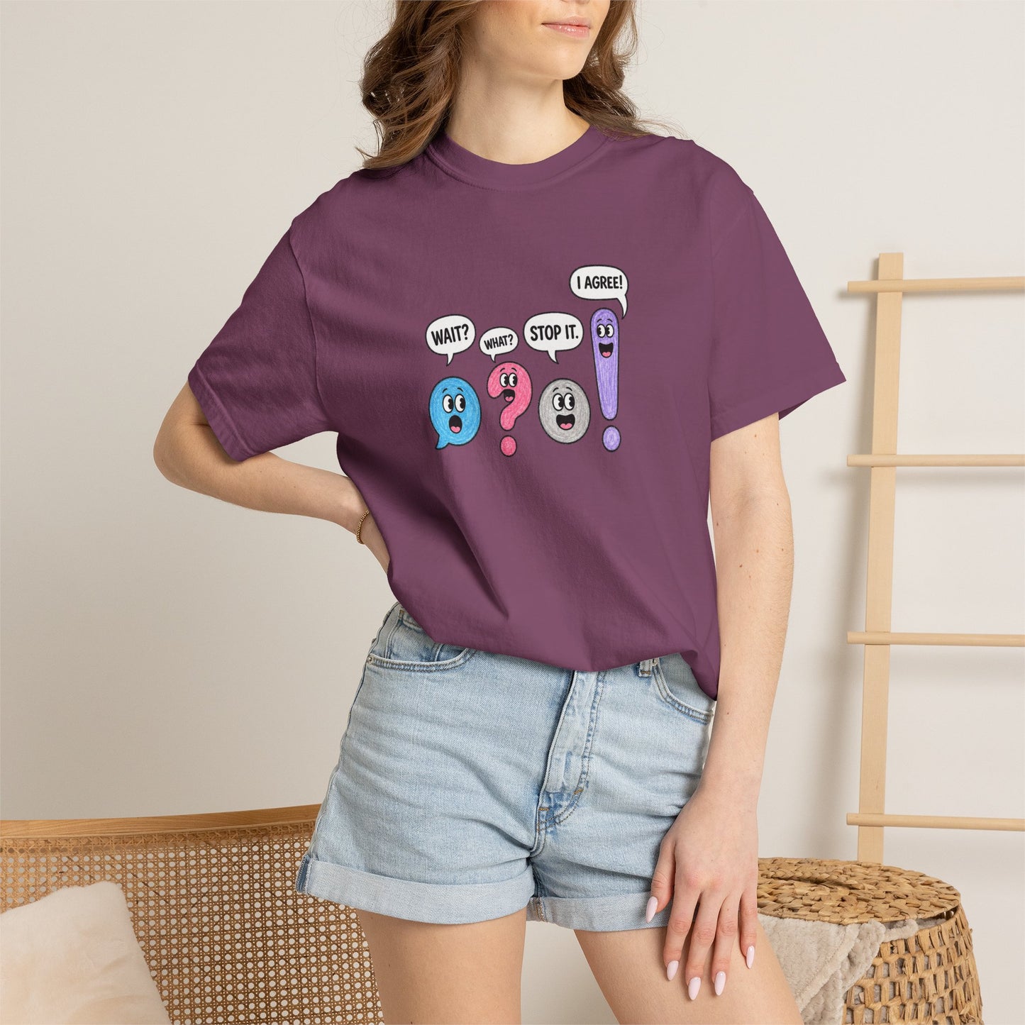 Funny Punctuation Shirt | Teacher Graphic T-Shirt