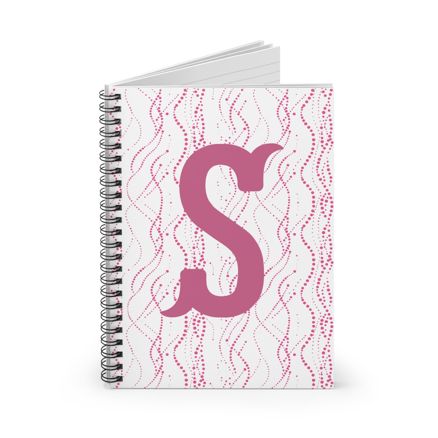 Personalized Pink Pop Spiral Notebook