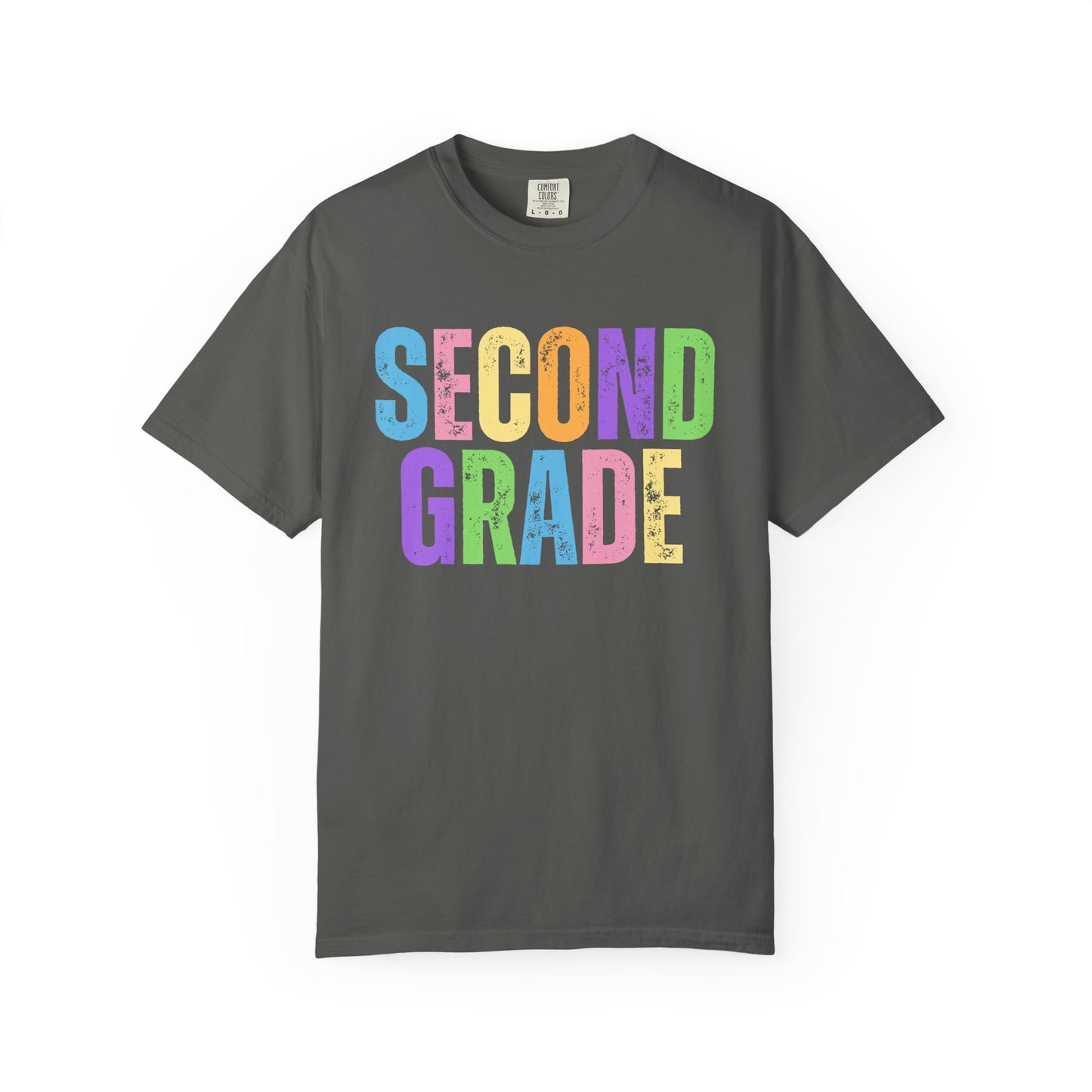 Second Grade  Comfort Colors® T-Shirt | Grade Level Teacher Shirt