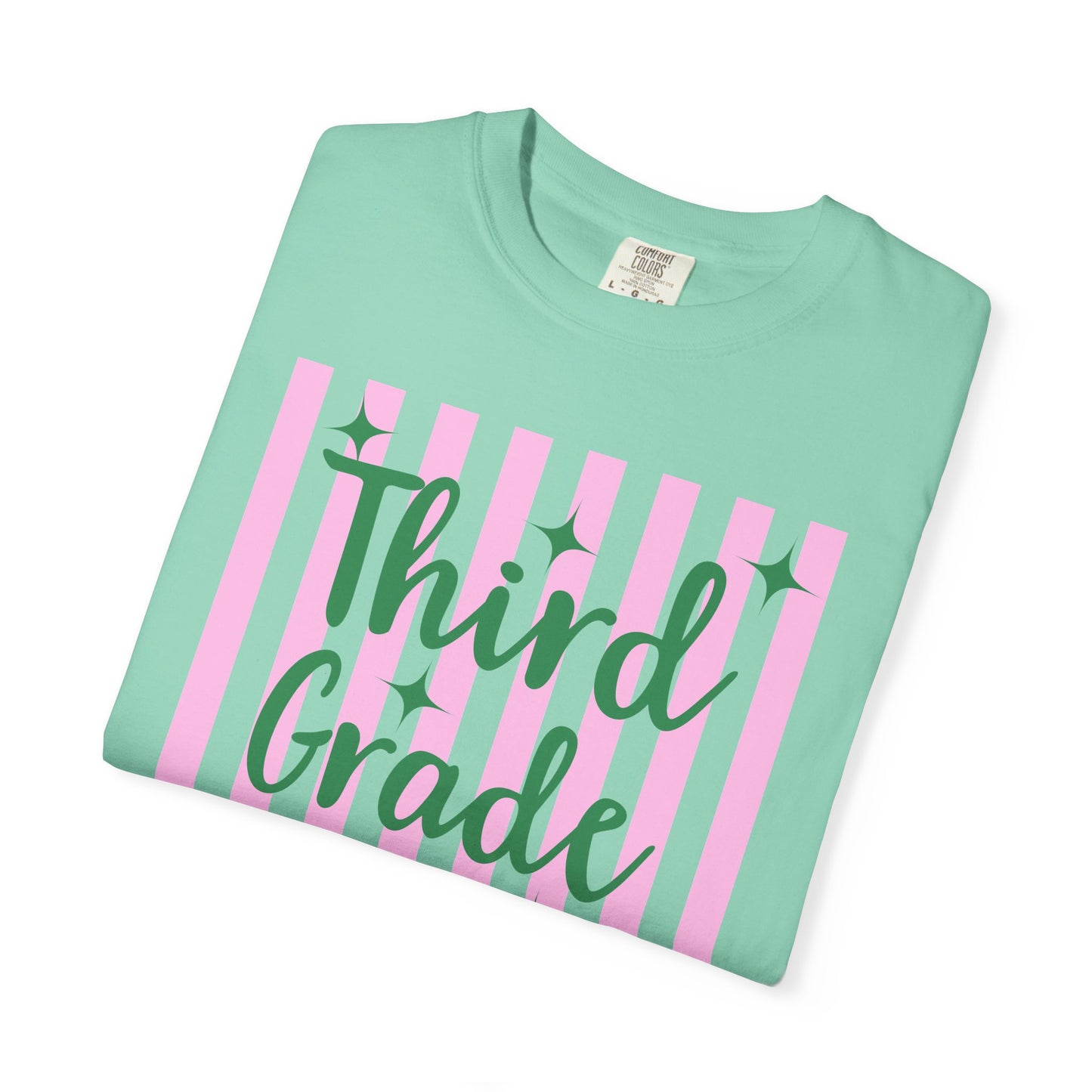 Personalized Third Grade Teacher Shirt | Custom Matching Third Grade Teacher Comfort Colors T-Shirt