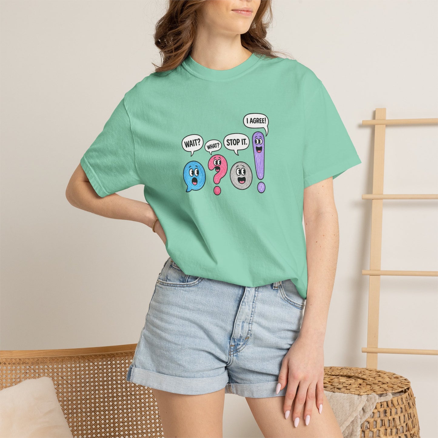 Funny Punctuation Shirt | Teacher Graphic T-Shirt