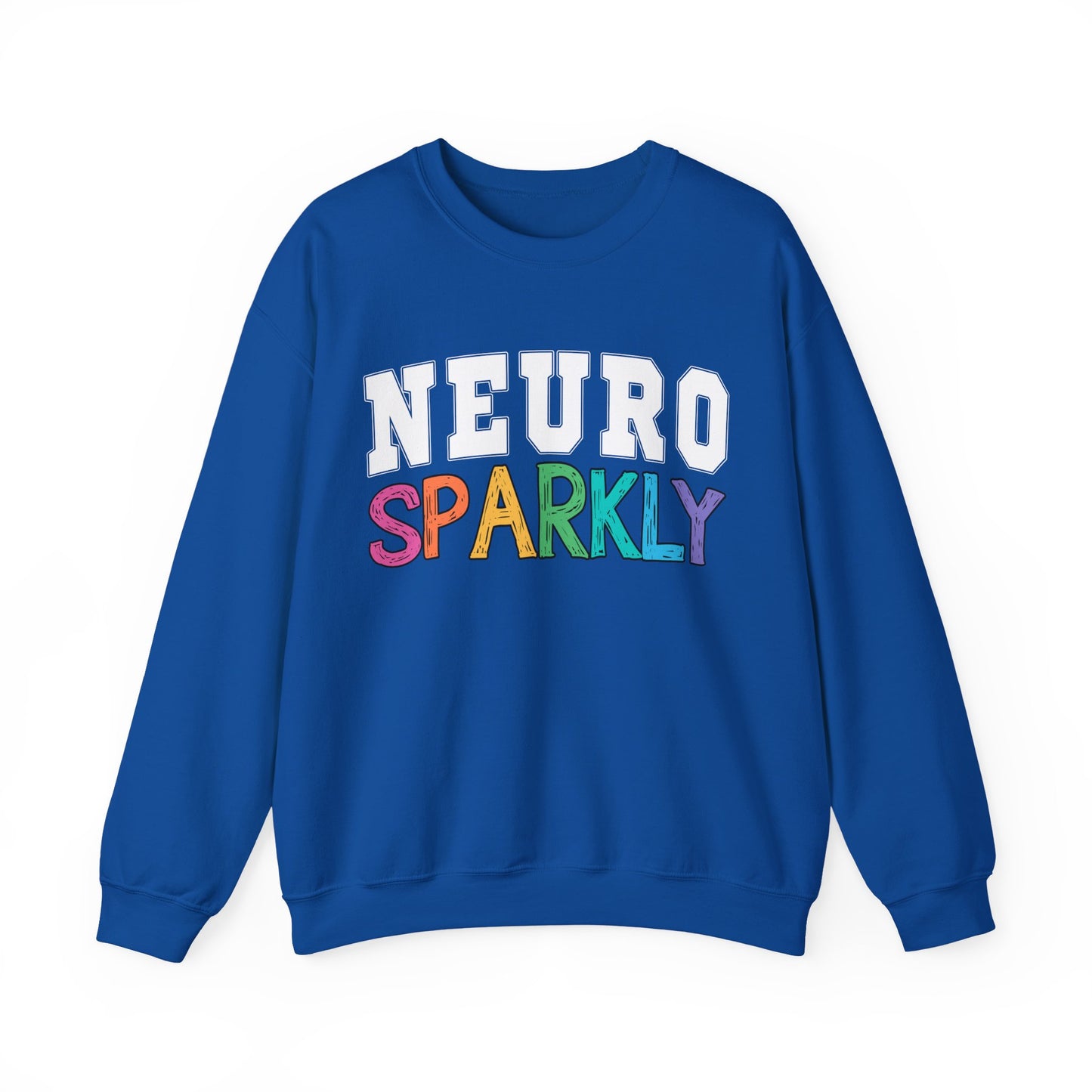 Neuro Sparkly Sweatshirt | Autism Awareness & Neurodiversity Inclusion Crewneck