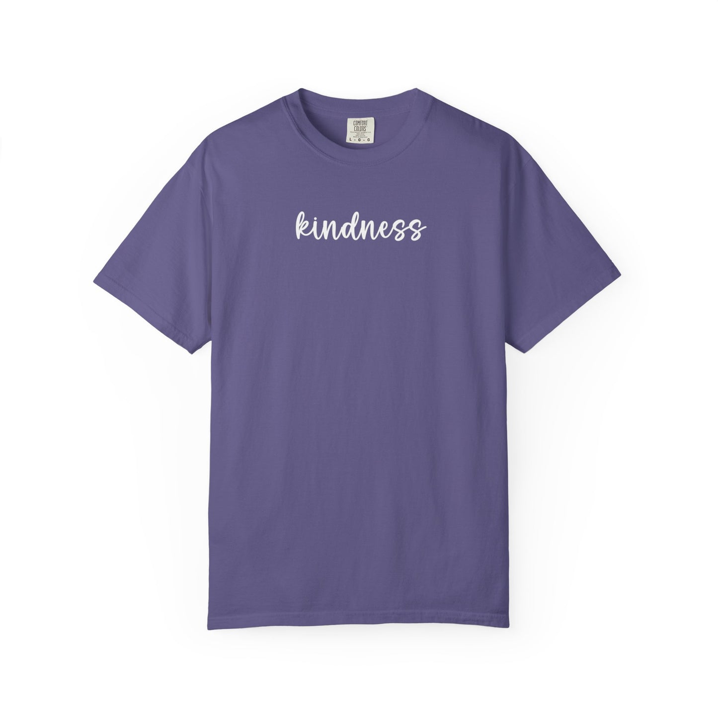 Kindness Script Tee – Comfort Colors 100% Cotton Shirt