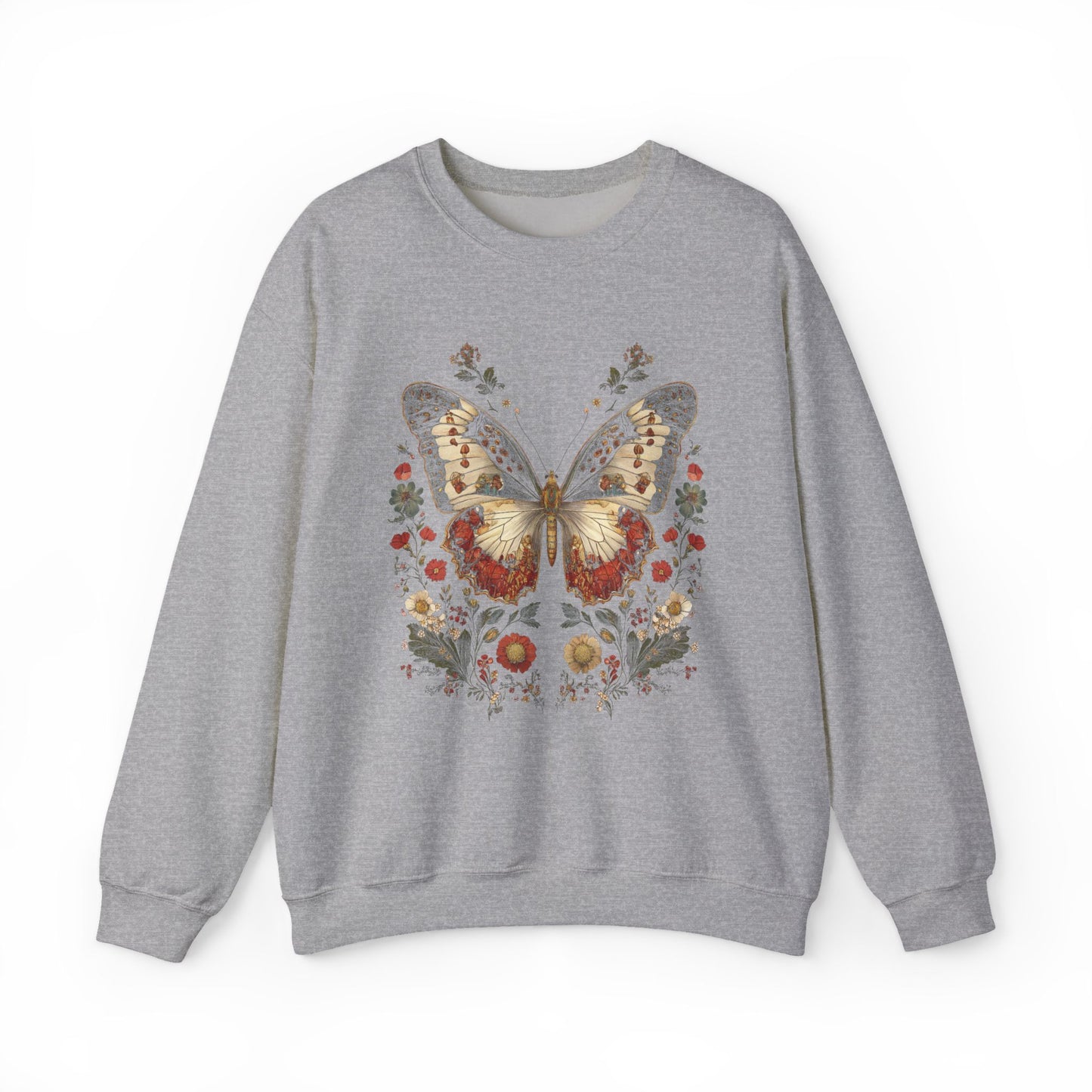 Supported to Soar Butterfly Crewneck Sweatshirt