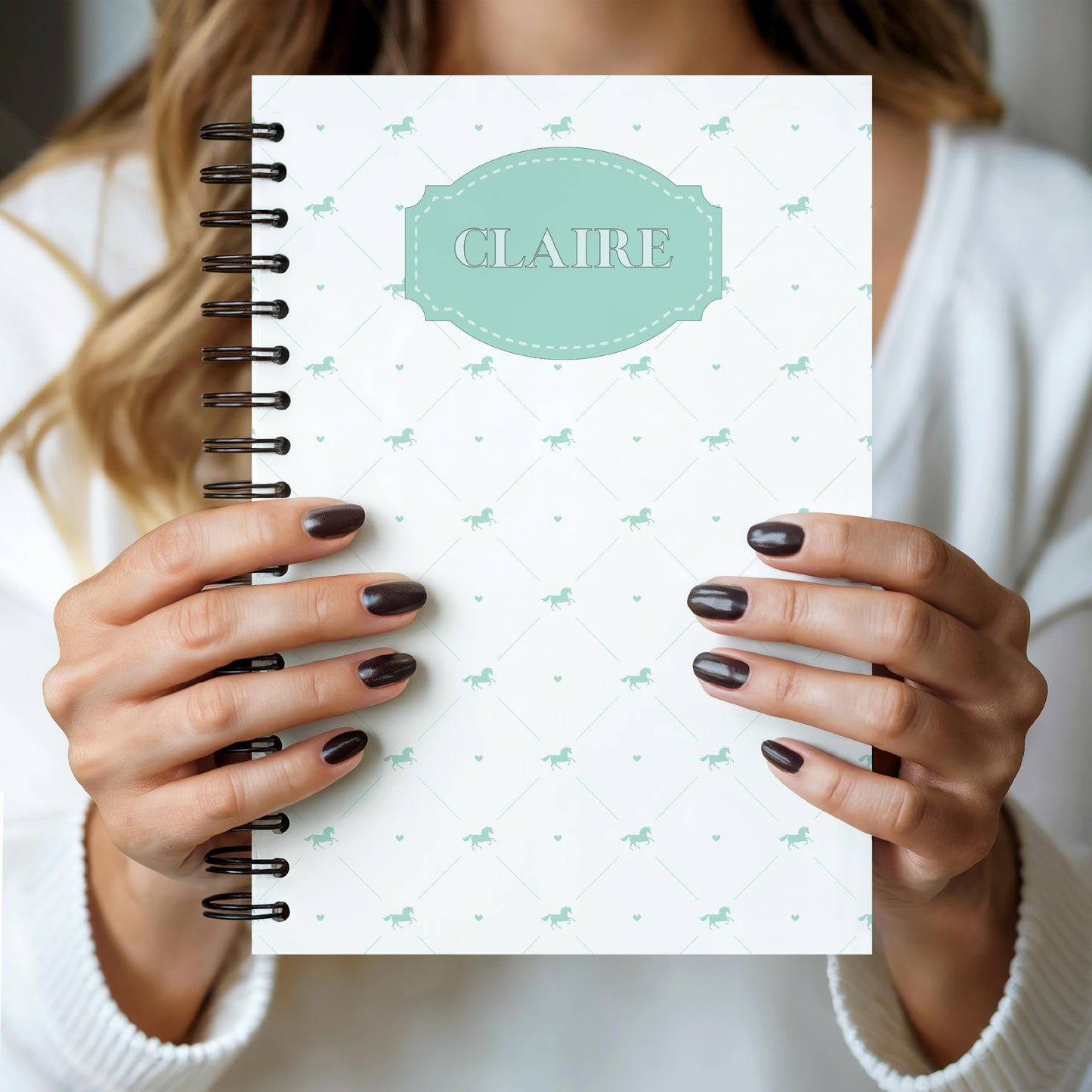Personalized Horse Journal with Custom Name | Meaningful Gift for Students and Horse Lovers