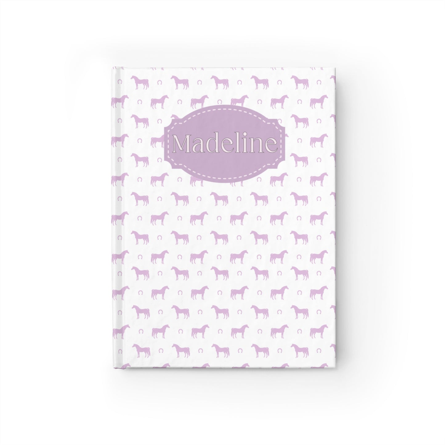 Personalized Horse Pattern Hardcover Journal for Everyday Notes and Keepsakes