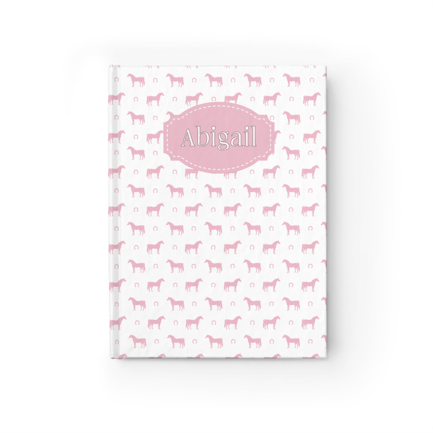 Personalized Horse Pattern Hardcover Journal for Everyday Notes and Keepsakes