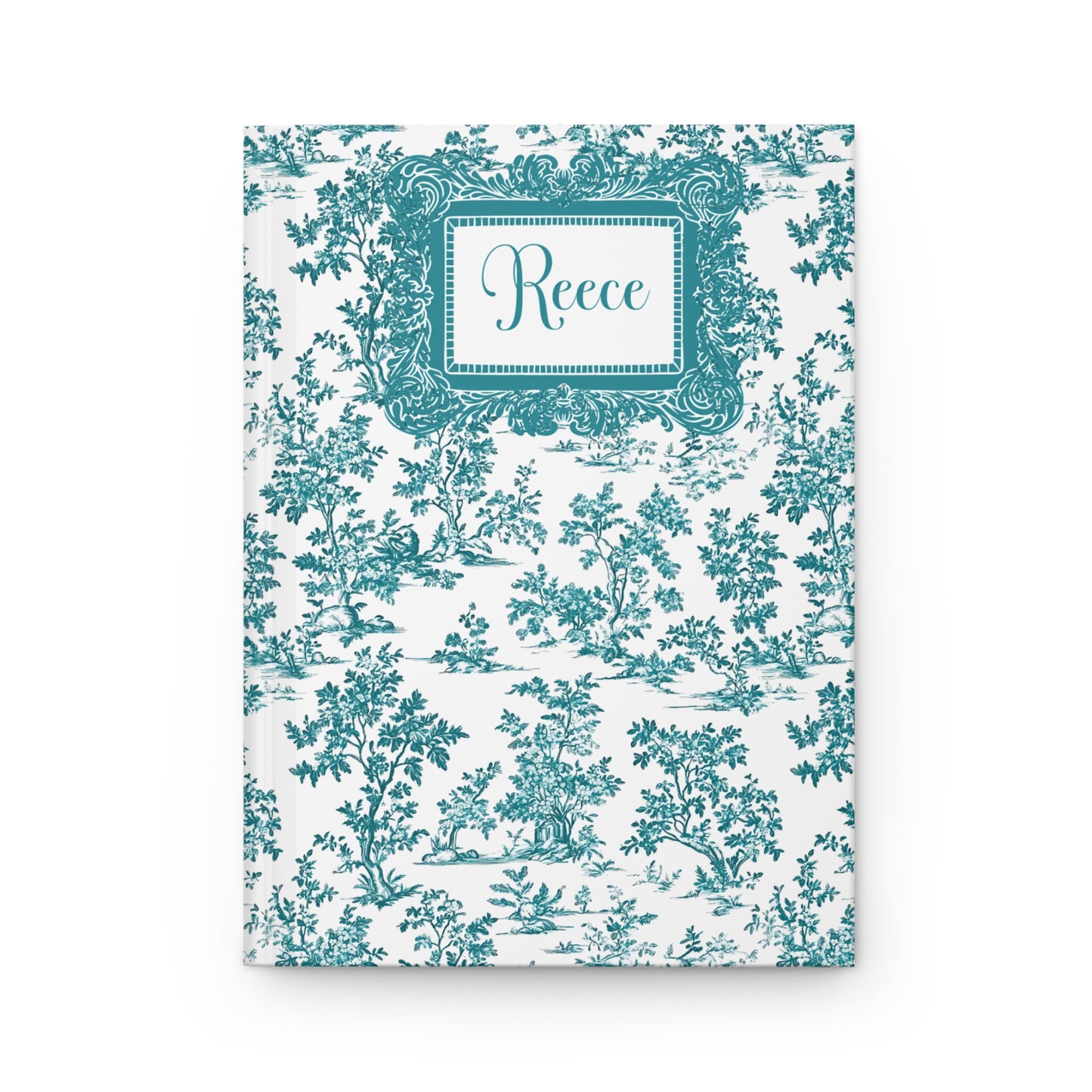 Personalized Classic Toile Hardcover Journal