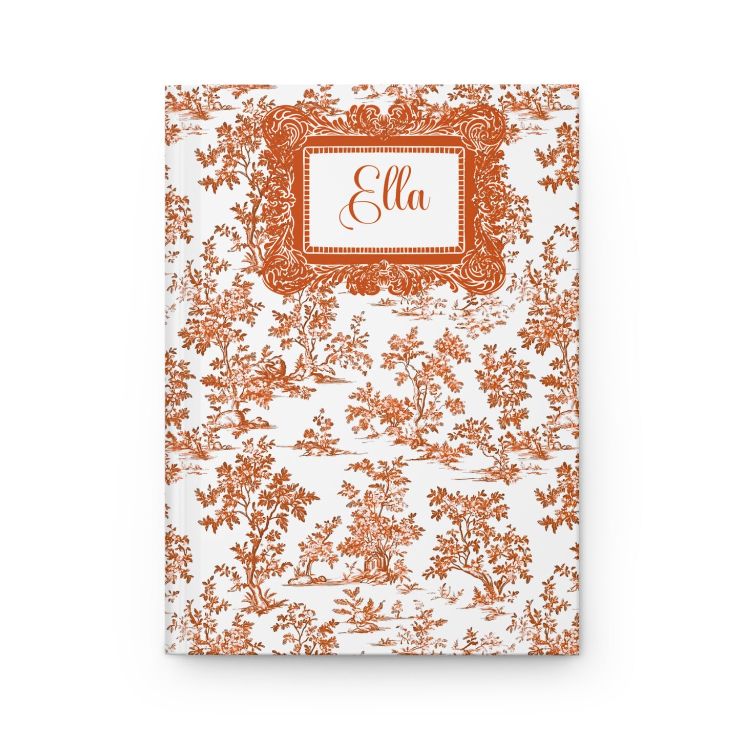 Personalized Classic Toile Hardcover Journal