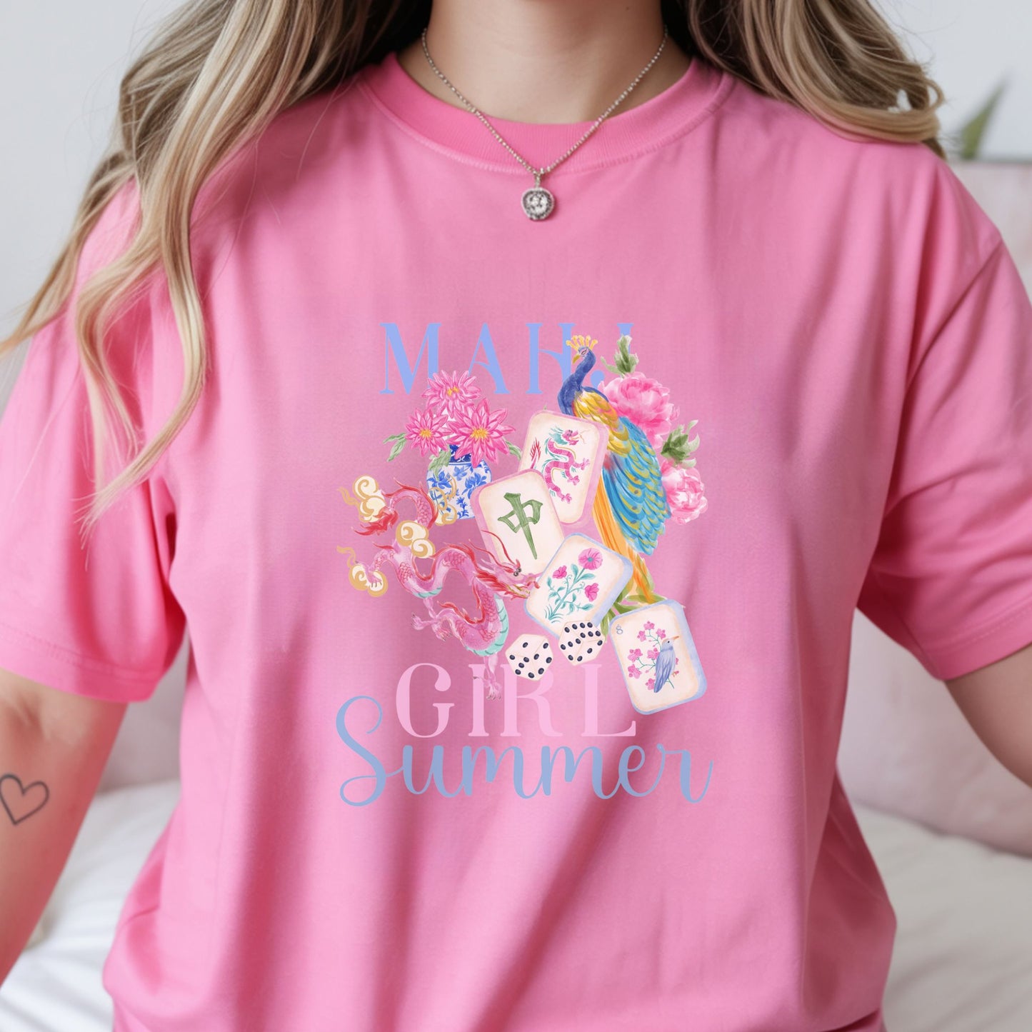 Mahjong Girl Summer T-Shirt