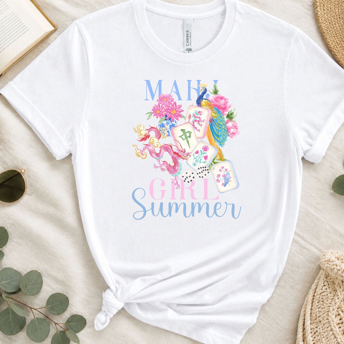 Mahjong Girl Summer T-Shirt