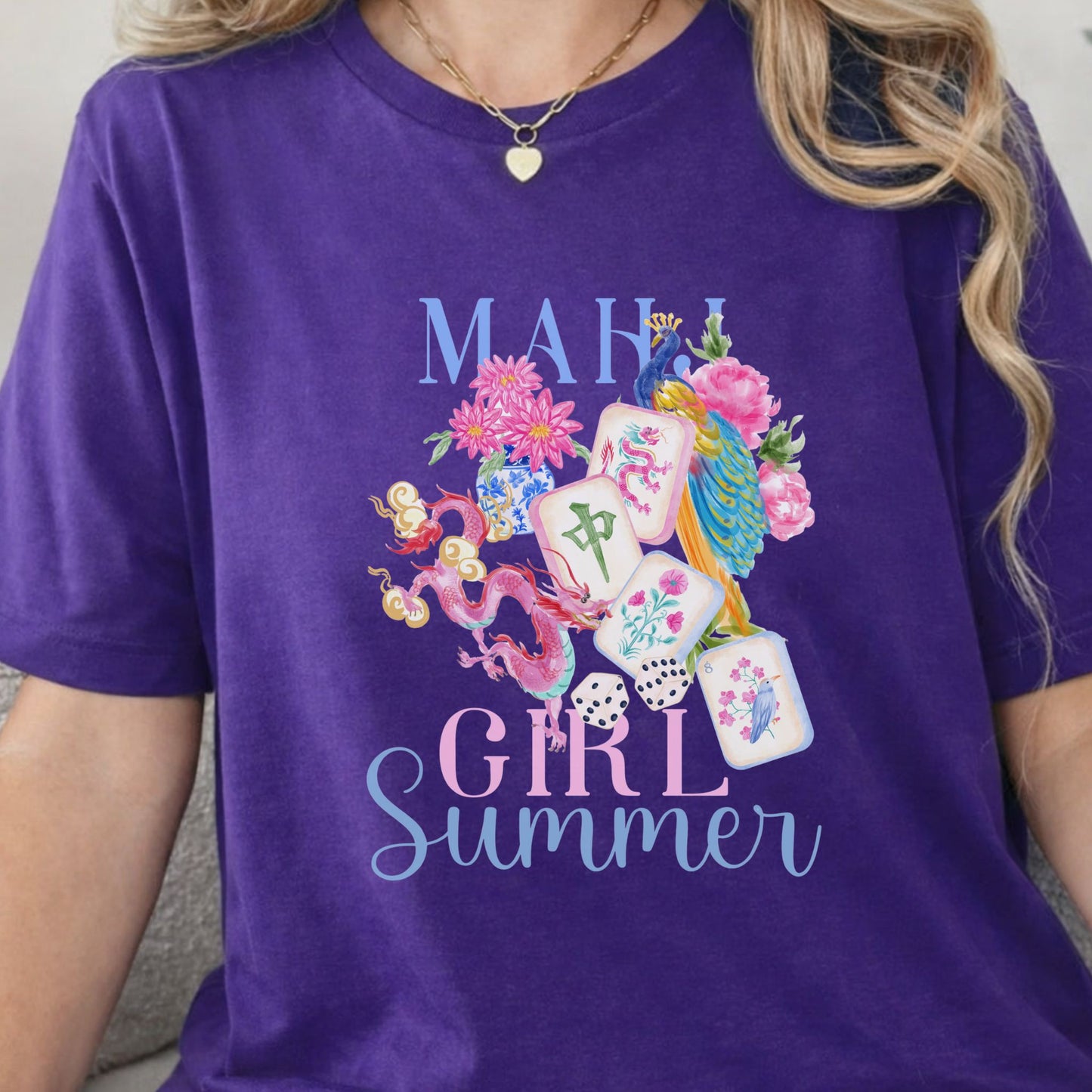 Mahjong Girl Summer T-Shirt