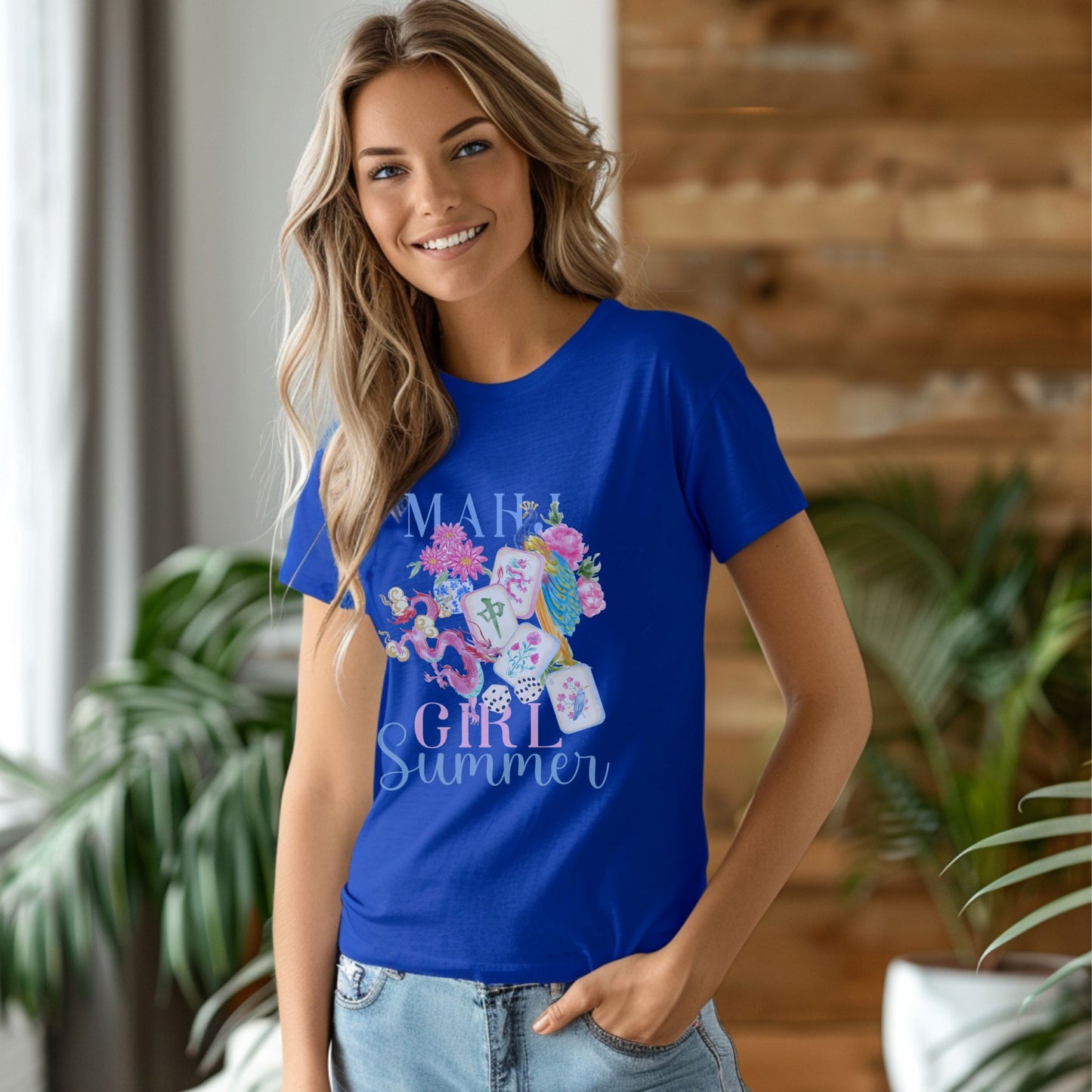 Mahjong Girl Summer T-Shirt