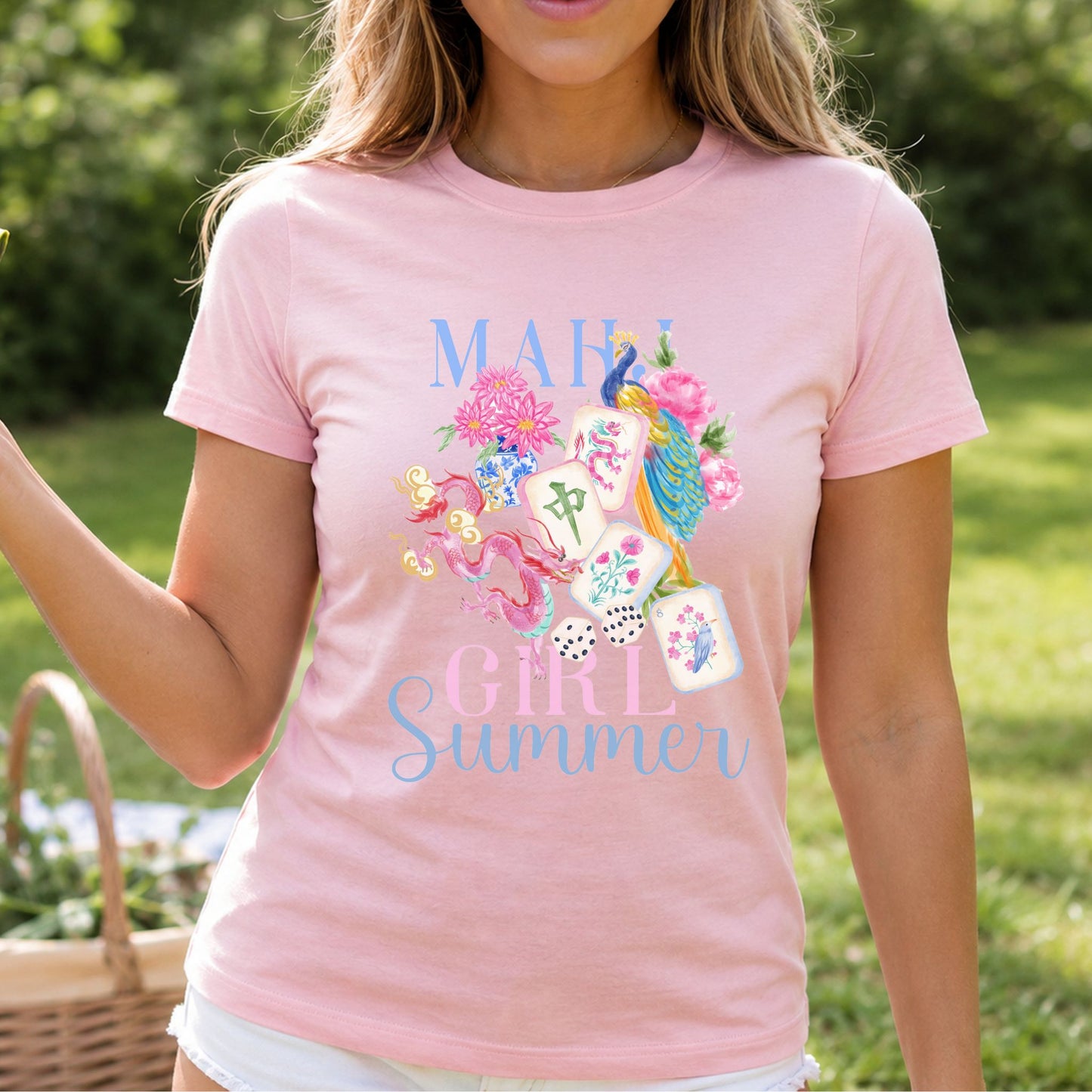 Mahjong Girl Summer T-Shirt