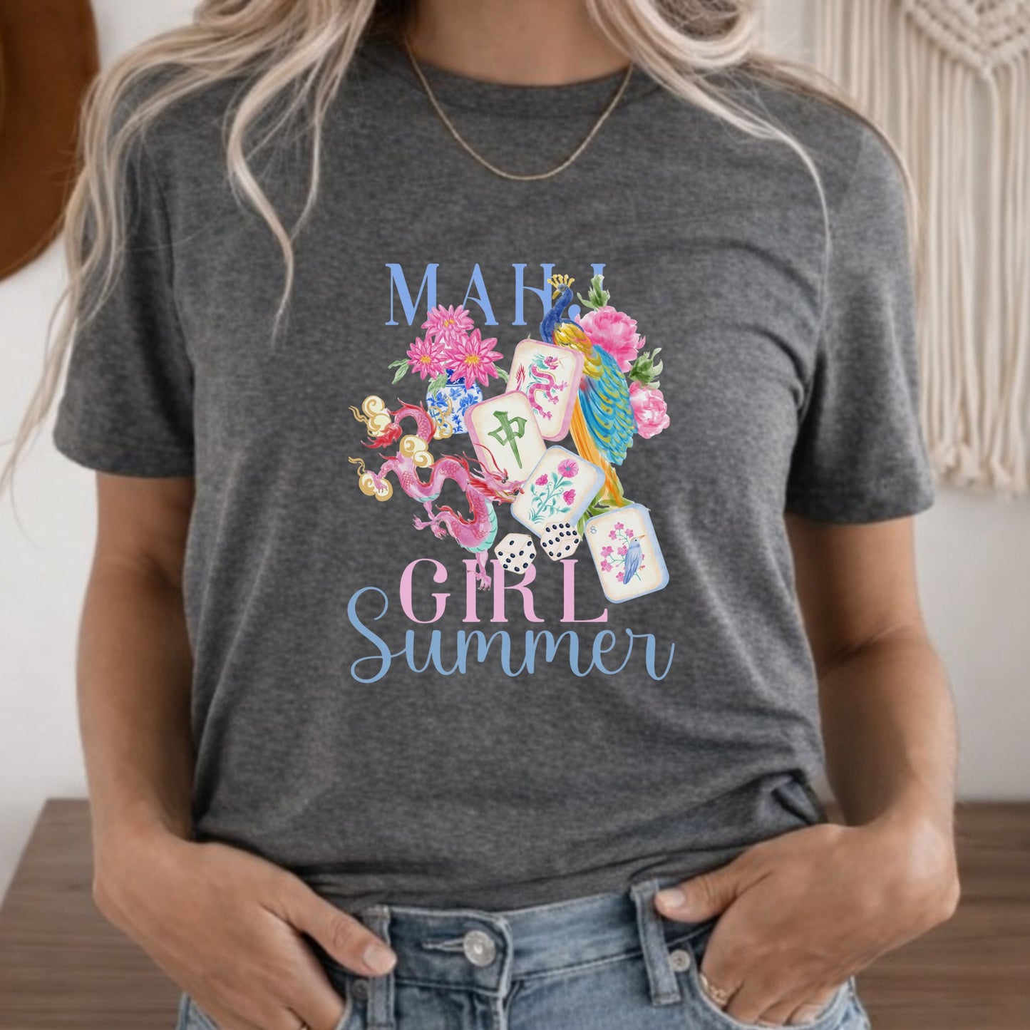 Mahjong Girl Summer T-Shirt