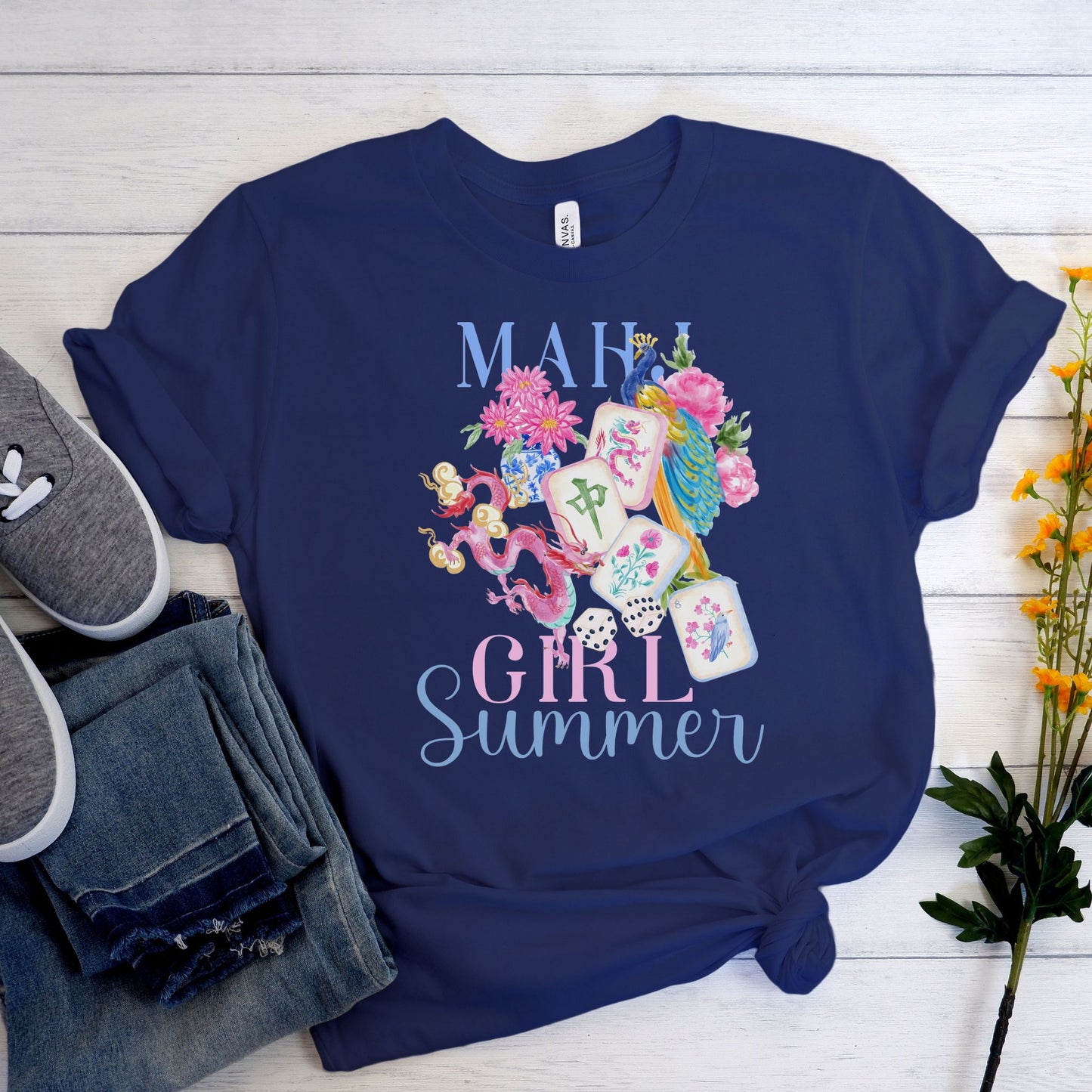 Mahjong Girl Summer T-Shirt