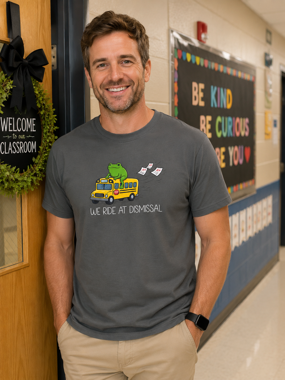 We Ride At Dismissal Teacher Shirt | Funny Comfort Colors Teacher Shirt
