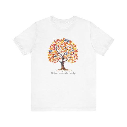 Fall Tree of Belonging T-Shirt | Bella Canvas Soft Short Sleeve Tee