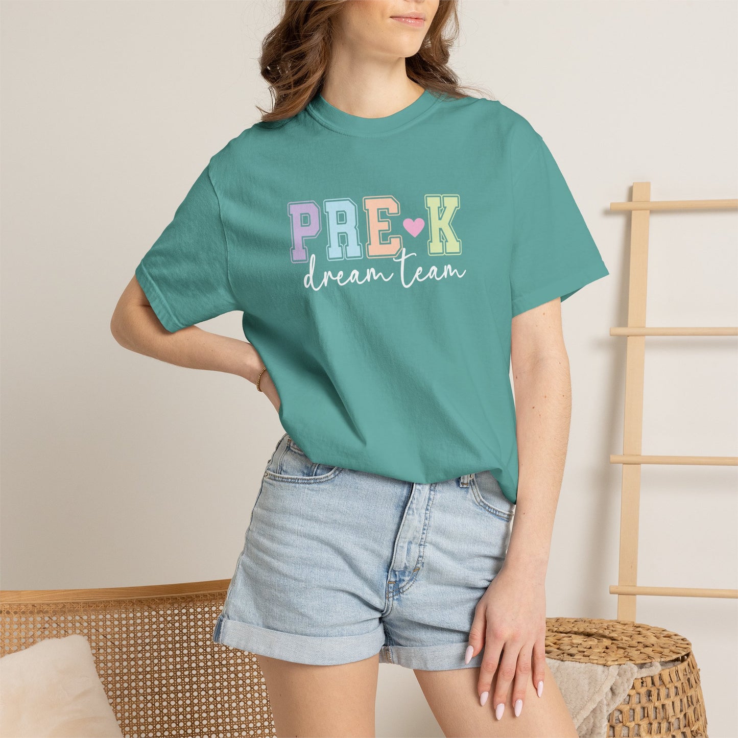 Pre-K Dream Team Comfort Colors® Teacher Shirt | Grade Level Teacher T-Shirt