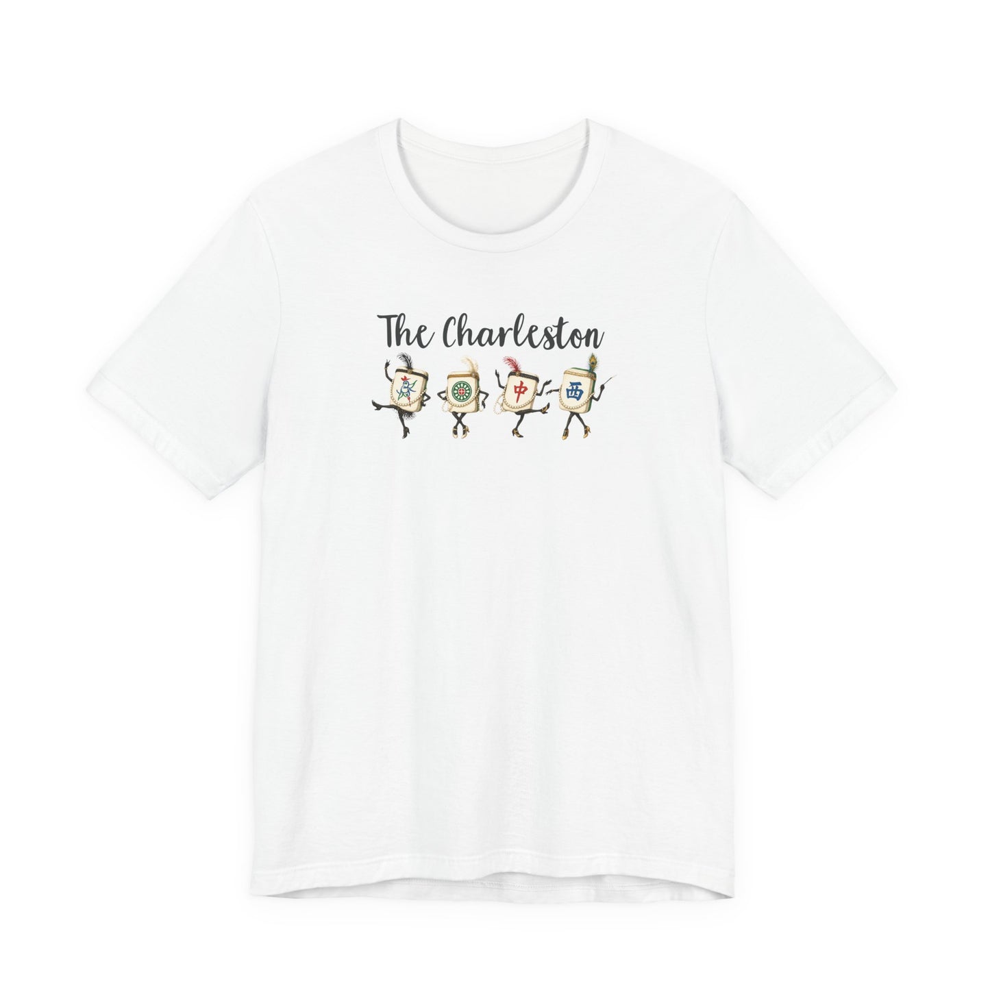 Flapper Mahjong Tiles Bella Canvas T-Shirt | Mahjong Club Shirt