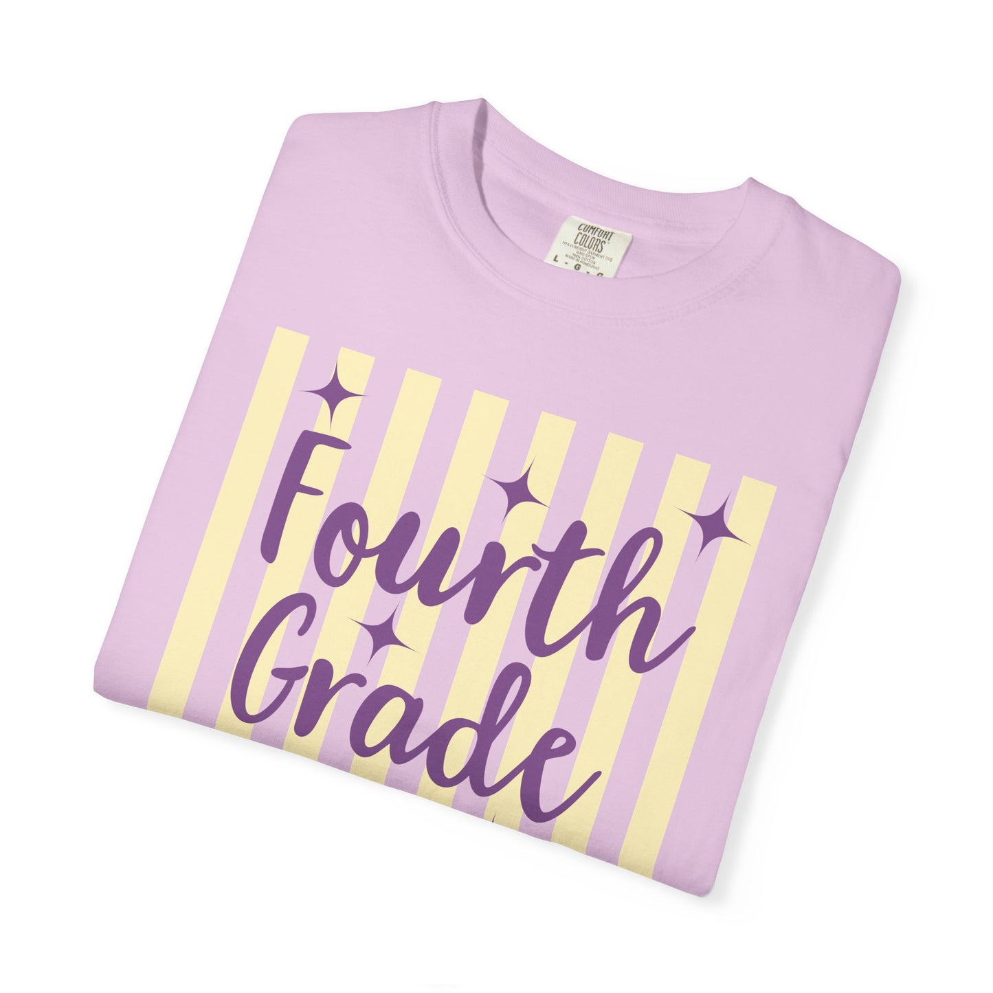 Personalized Fourth Grade Teacher Shirt | Custom Matching Fourth Grade Teacher Comfort Colors T-Shirt
