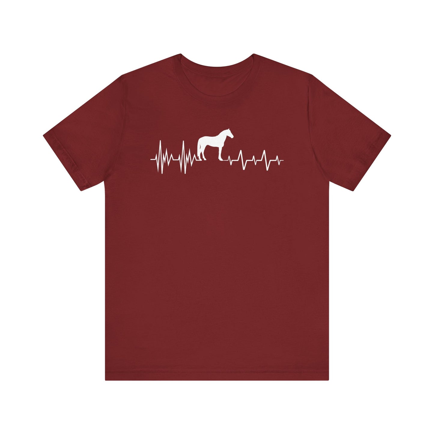 Regulated by Horses: Heartbeat Tee | Adult Shortsleeve