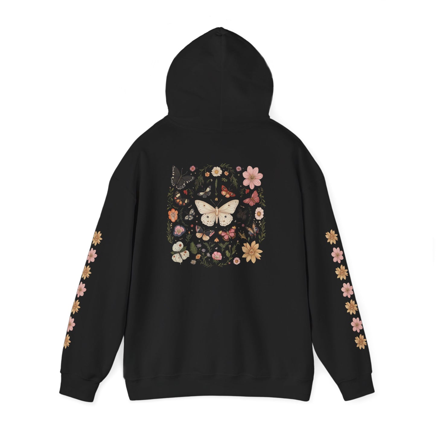 Bloom & Take Flight Boho Butterfly Hooded Sweatshirt