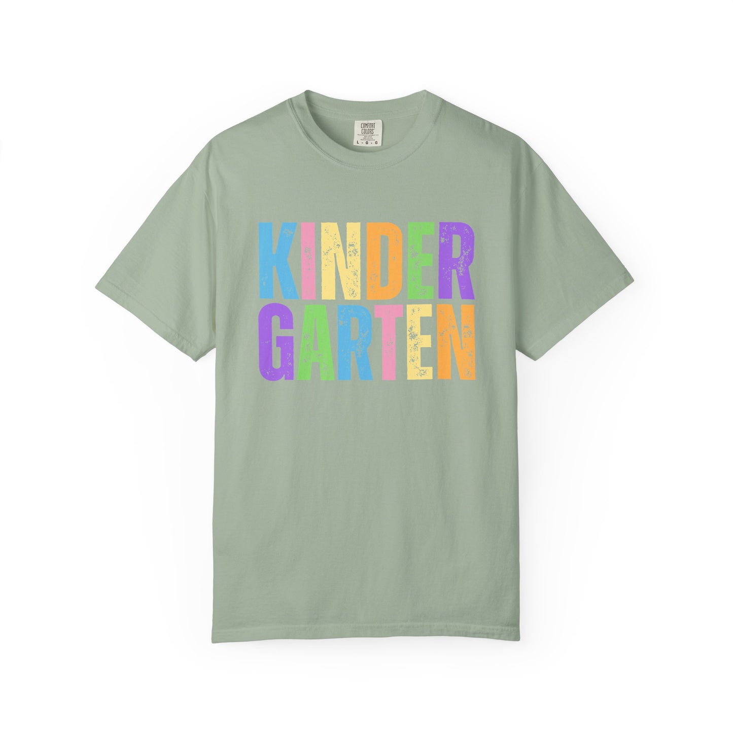 Kindergarten Comfort Colors® T-Shirt | Grade Level Teacher Shirt