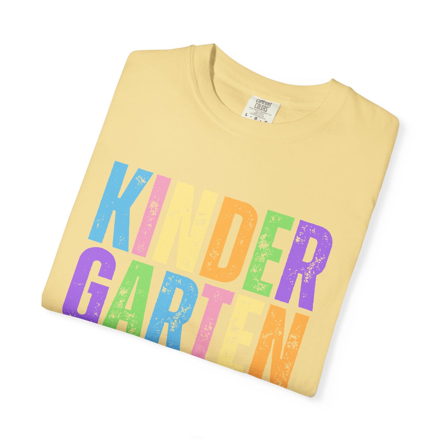 Kindergarten Comfort Colors® T-Shirt | Grade Level Teacher Shirt