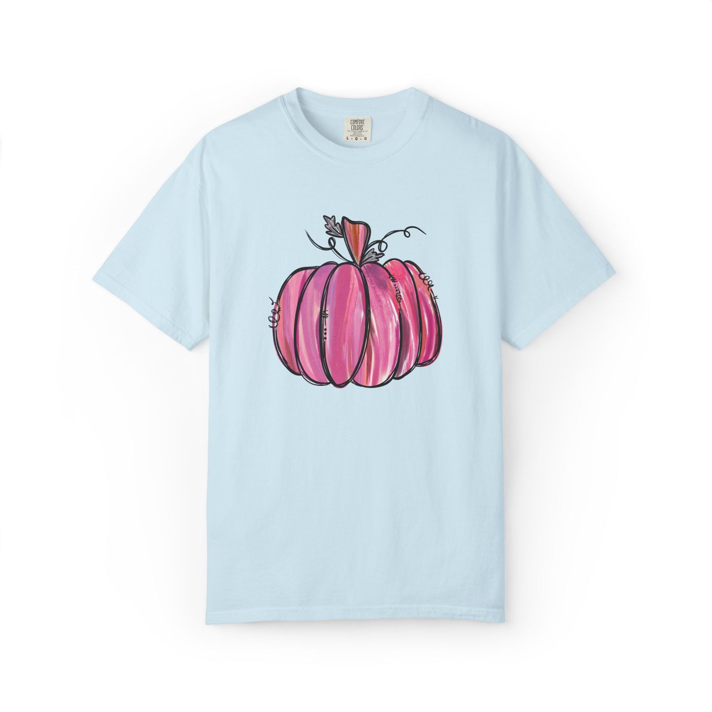 Pink Pumpkin Comfort Colors T-Shirt | The Anchored Bloom