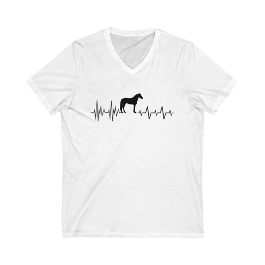 Regulated by Horses V-Neck T-Shirt