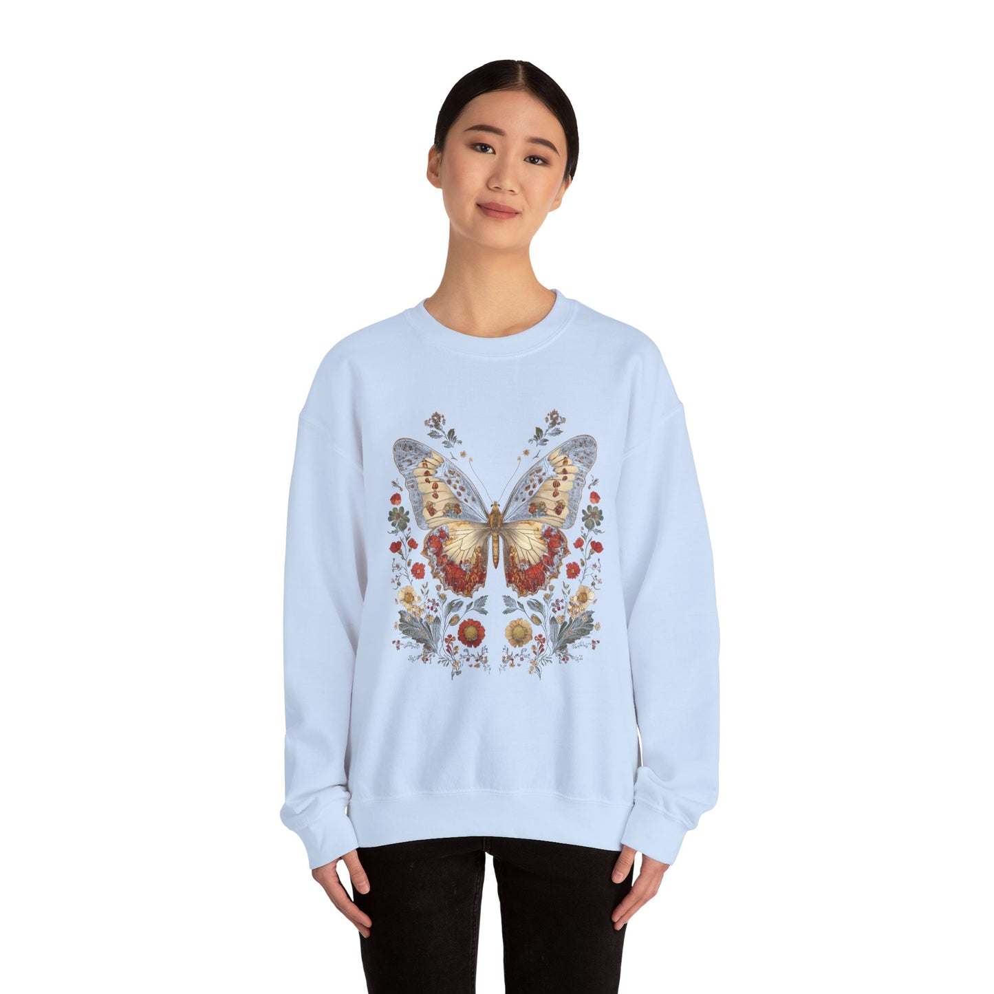 Supported to Soar Butterfly Crewneck Sweatshirt