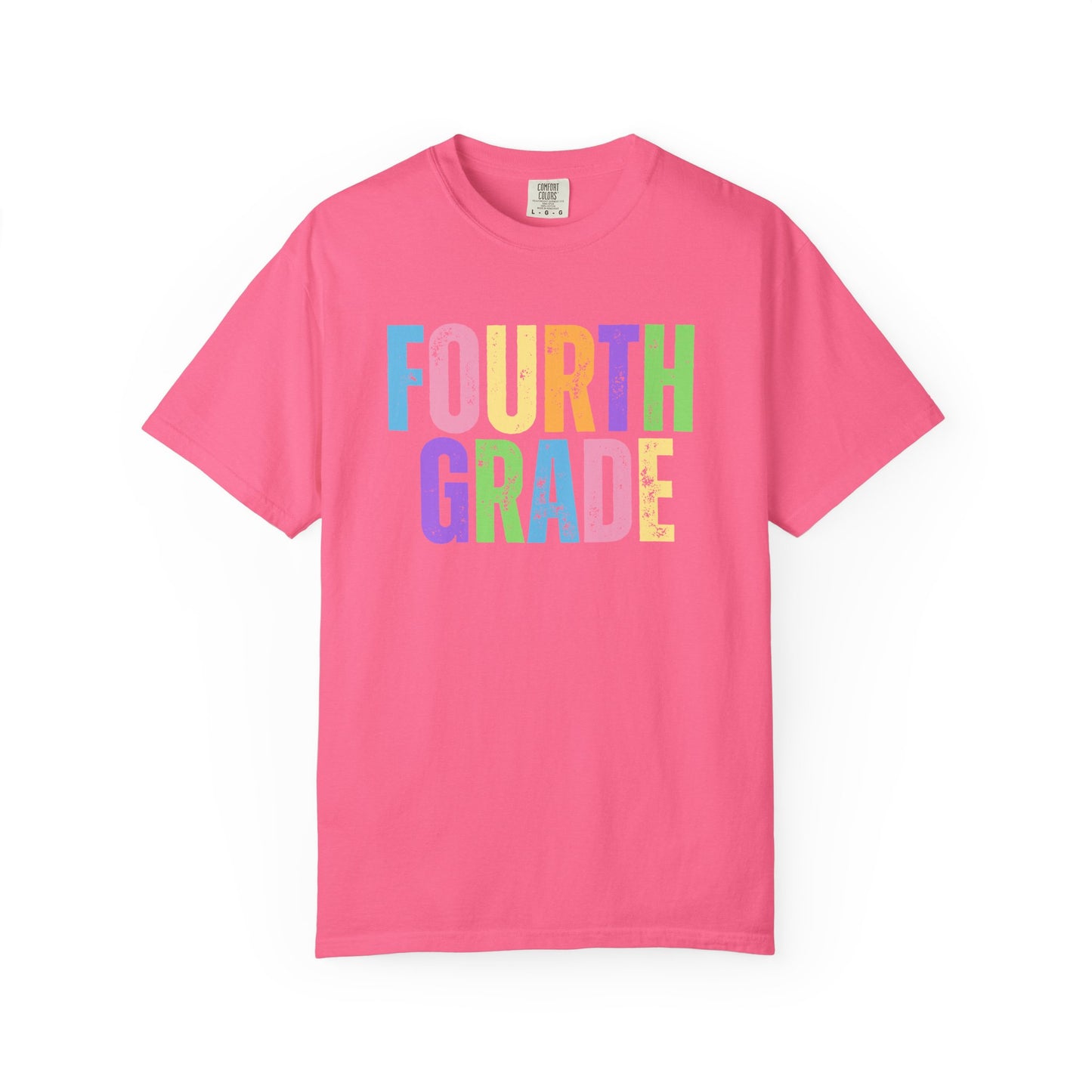 Fourth Grade Comfort Colors® T-Shirt | Grade Level Teacher Shirt