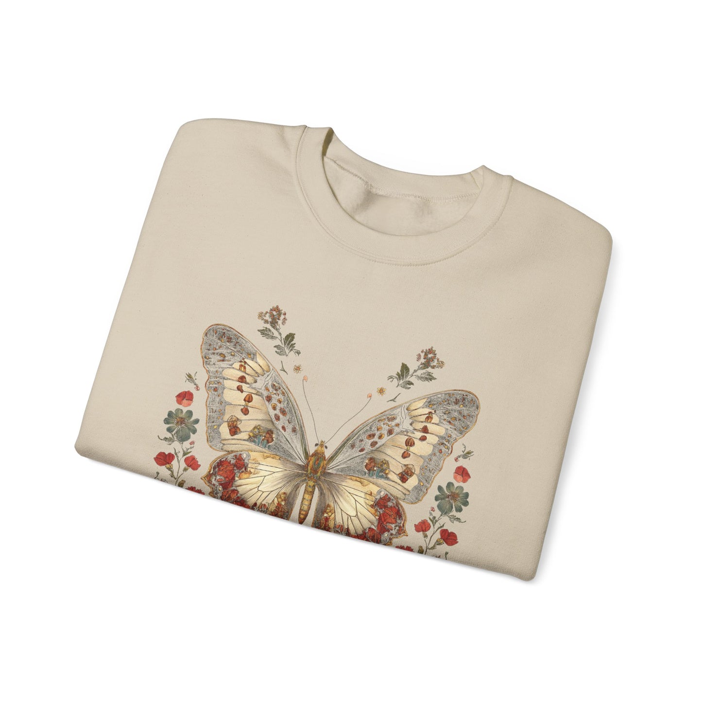 Supported to Soar Butterfly Crewneck Sweatshirt