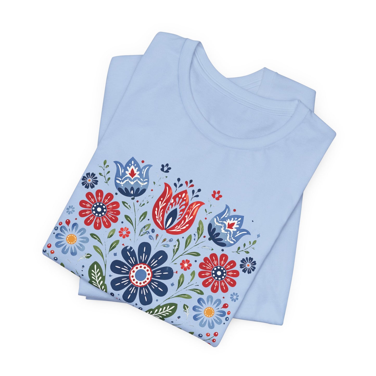Patriotic Floral 250 Years T Shirt