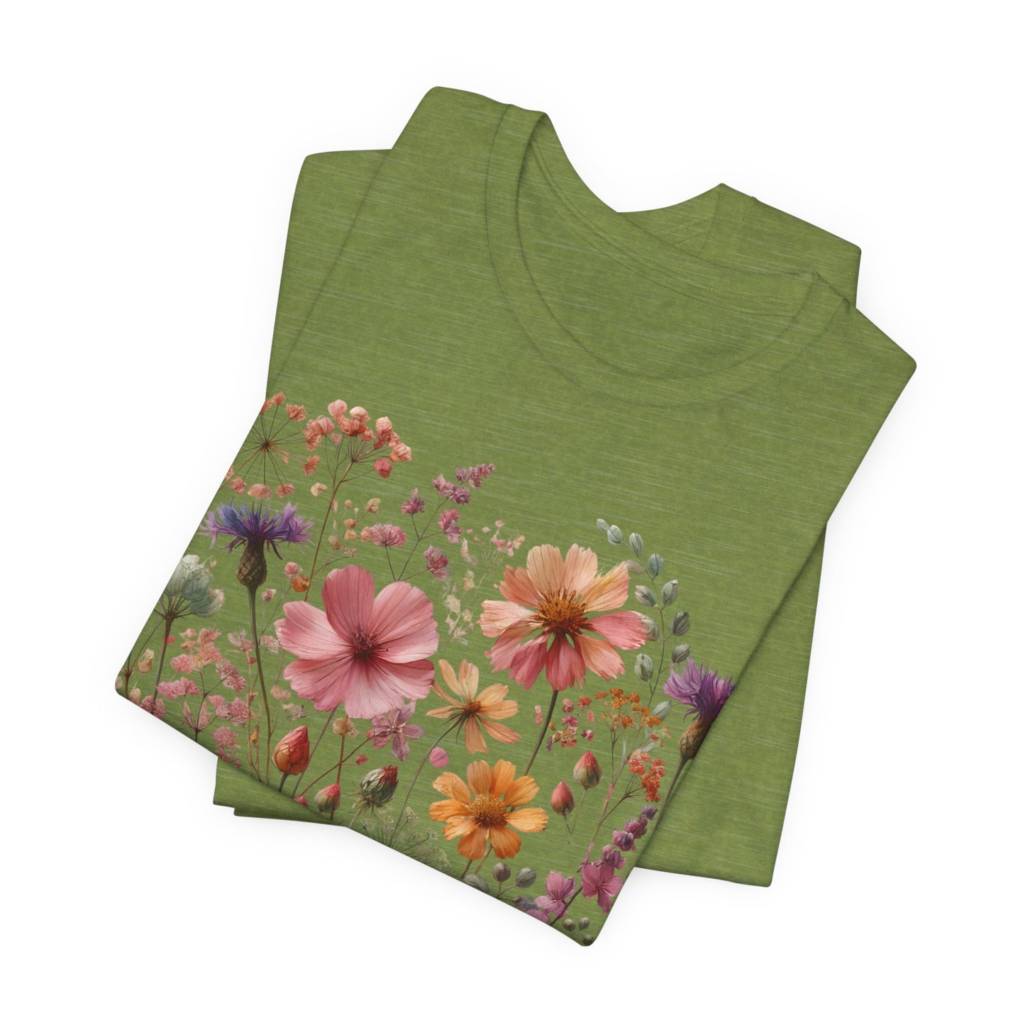 Open Meadow Wildflower Short Sleeve T-Shirt  – Meadow Mix