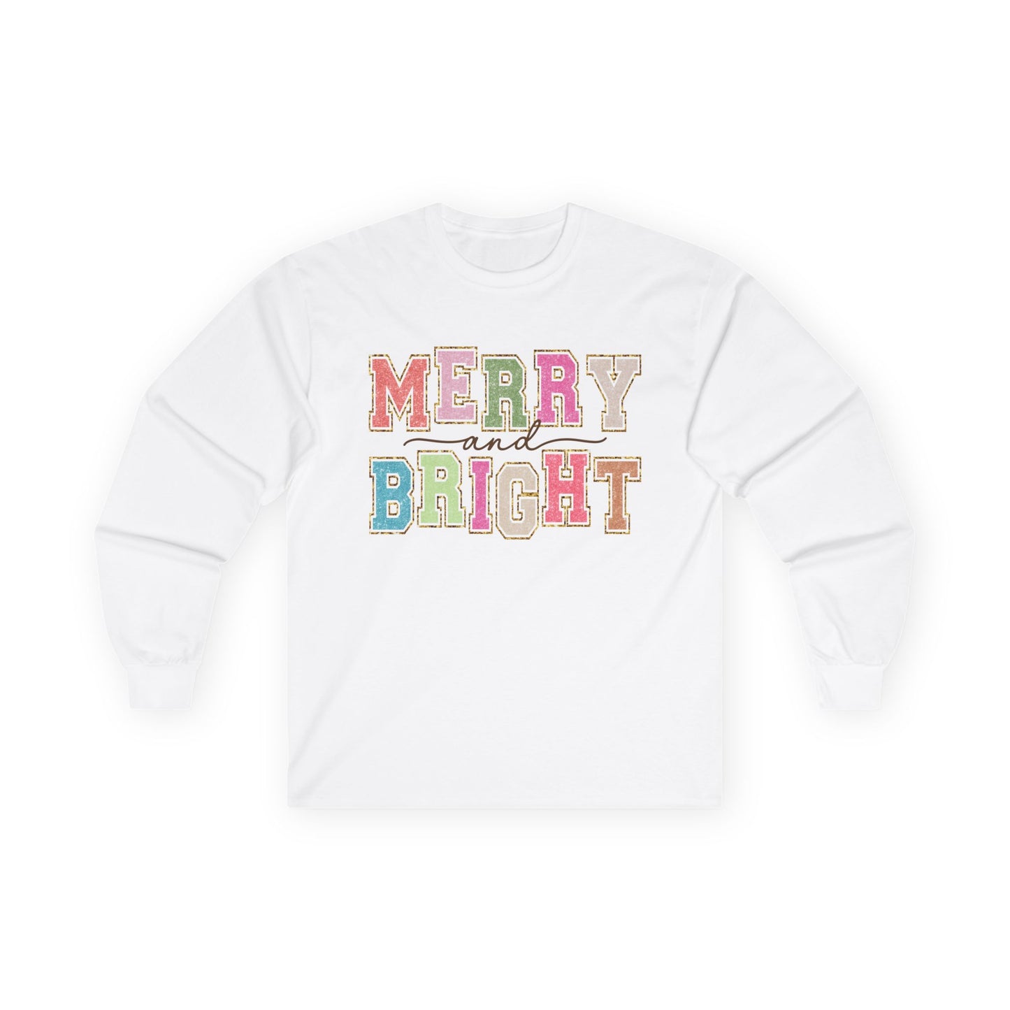Merry and Bright Long Sleeve Christmas Shirt