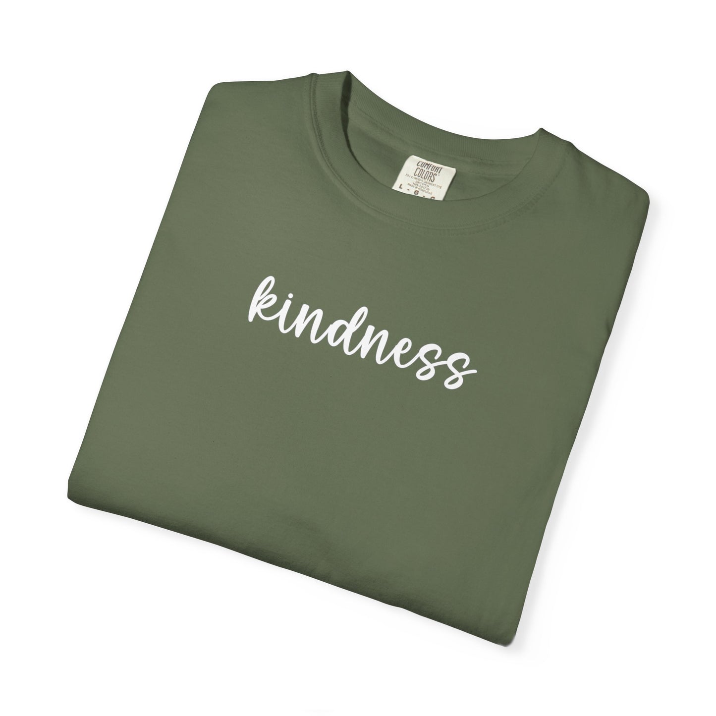 Kindness Script Tee – Comfort Colors 100% Cotton Shirt