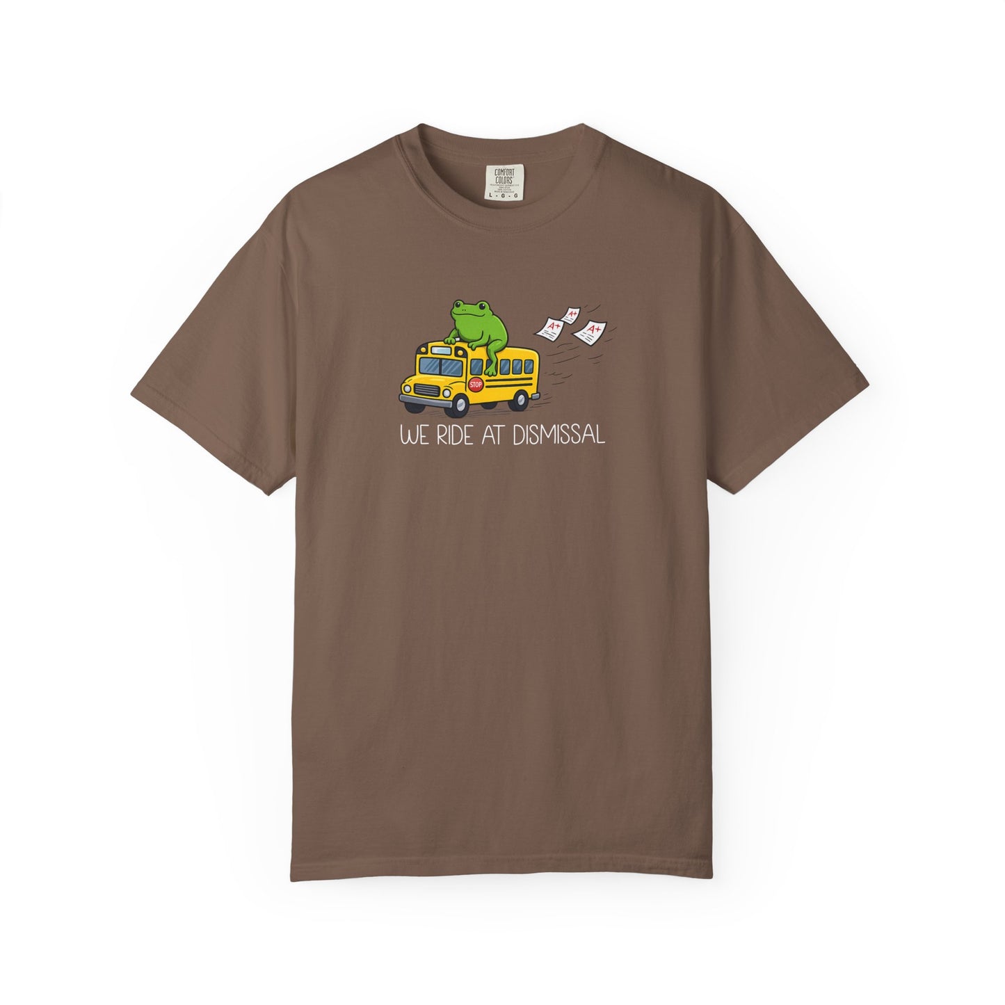 We Ride At Dismissal Teacher Shirt | Funny Comfort Colors Teacher Shirt