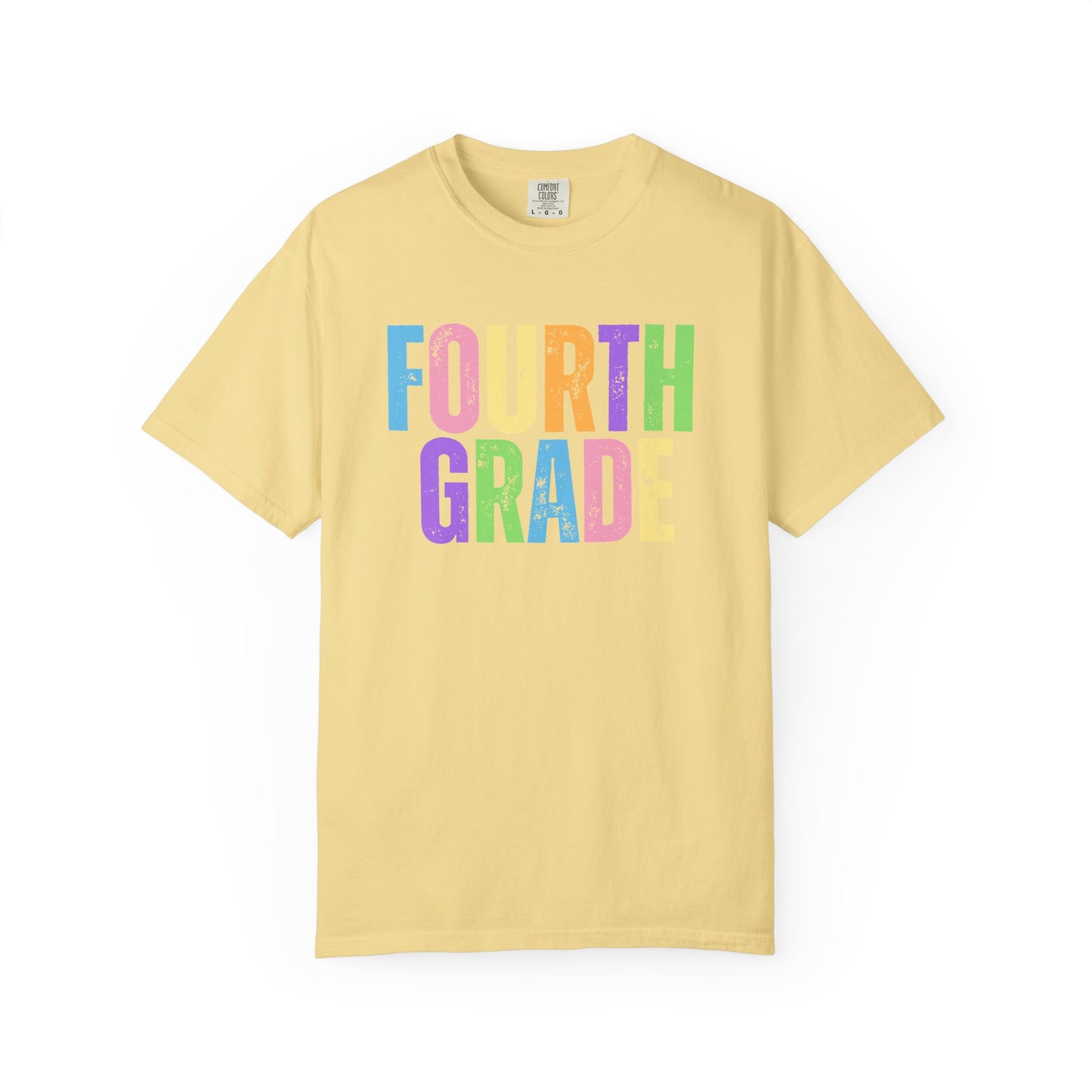Fourth Grade Comfort Colors® T-Shirt | Grade Level Teacher Shirt