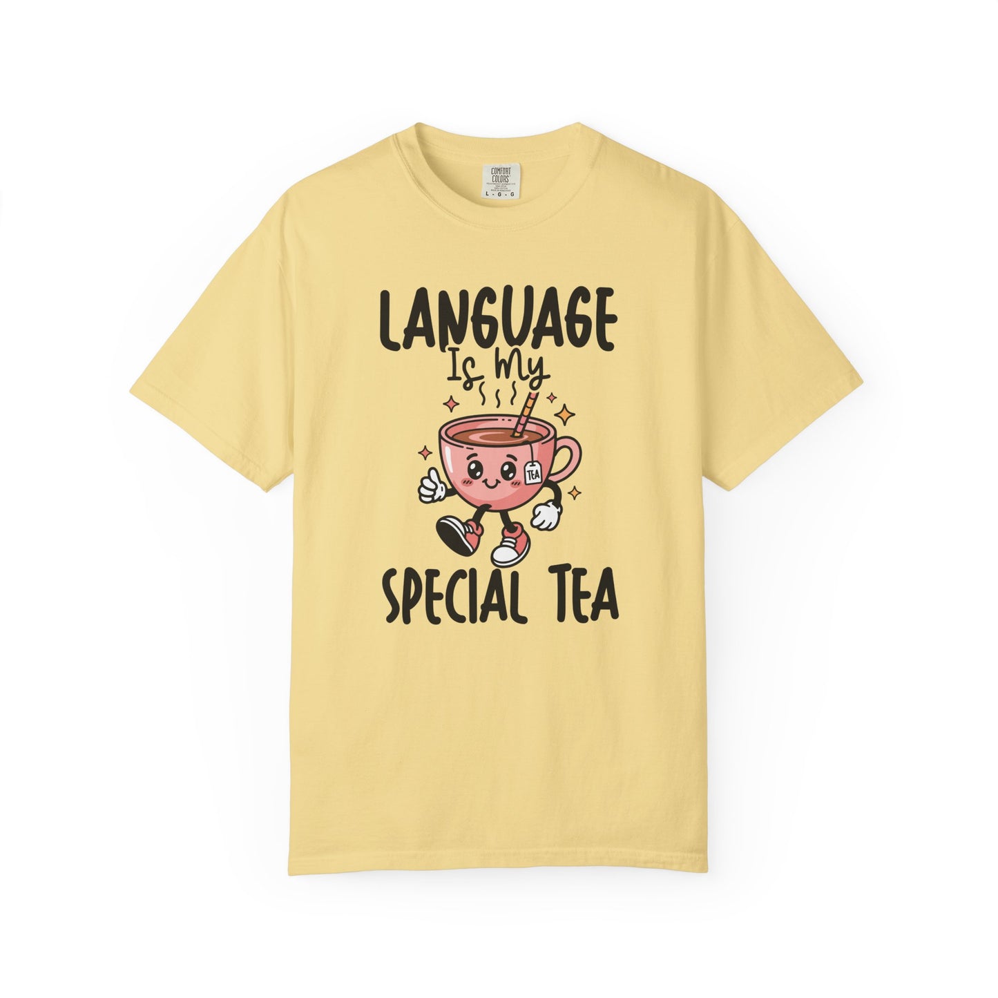 Language Is My Special Tea Comfort Colors® T-Shirt | Speech Therapist Shirt