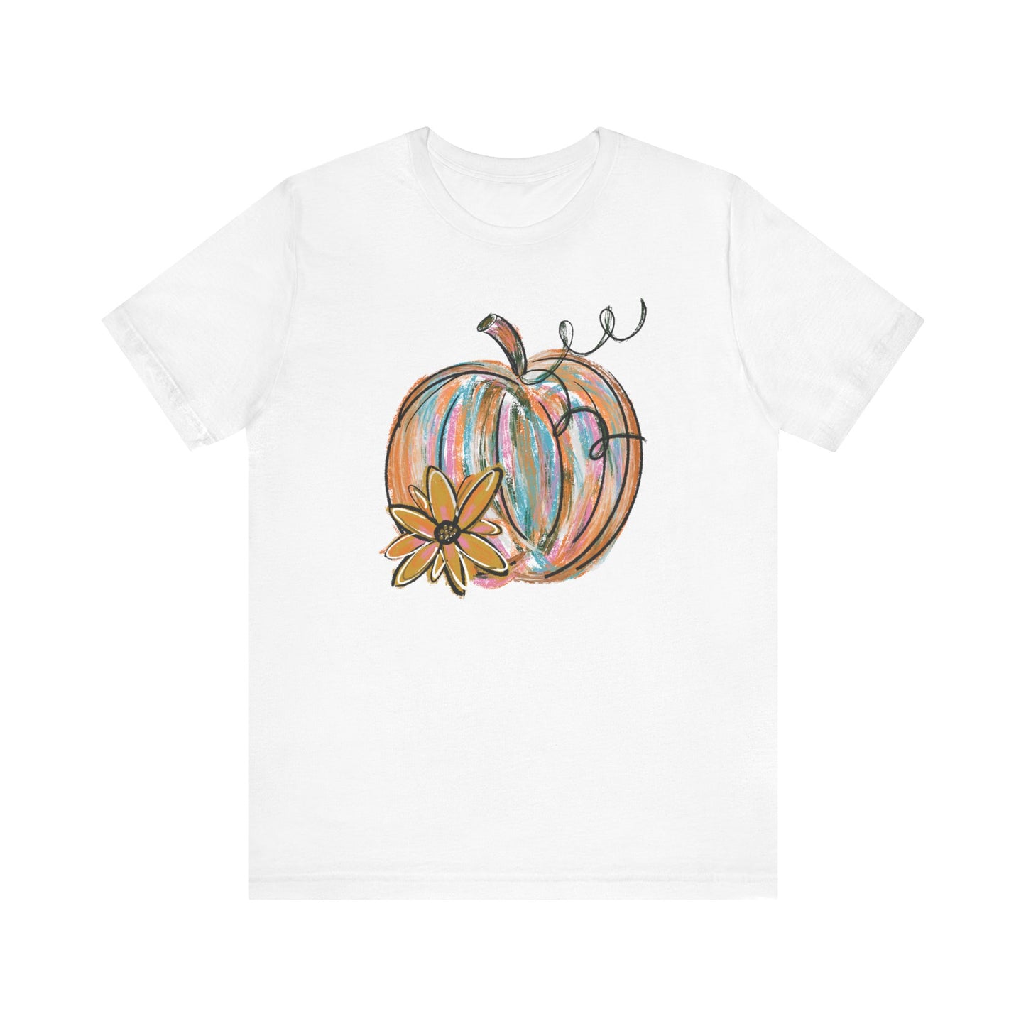 Painted Pumpkin Bella Canvas T-Shirt | Fall Graphic Tee