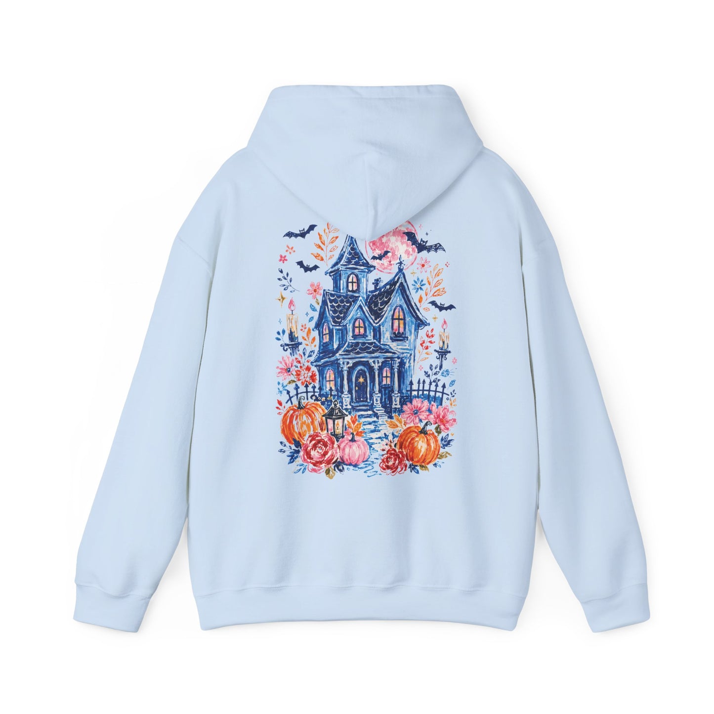 Whimsical Haunted House Hoodie | Cozy Halloween Hoodie