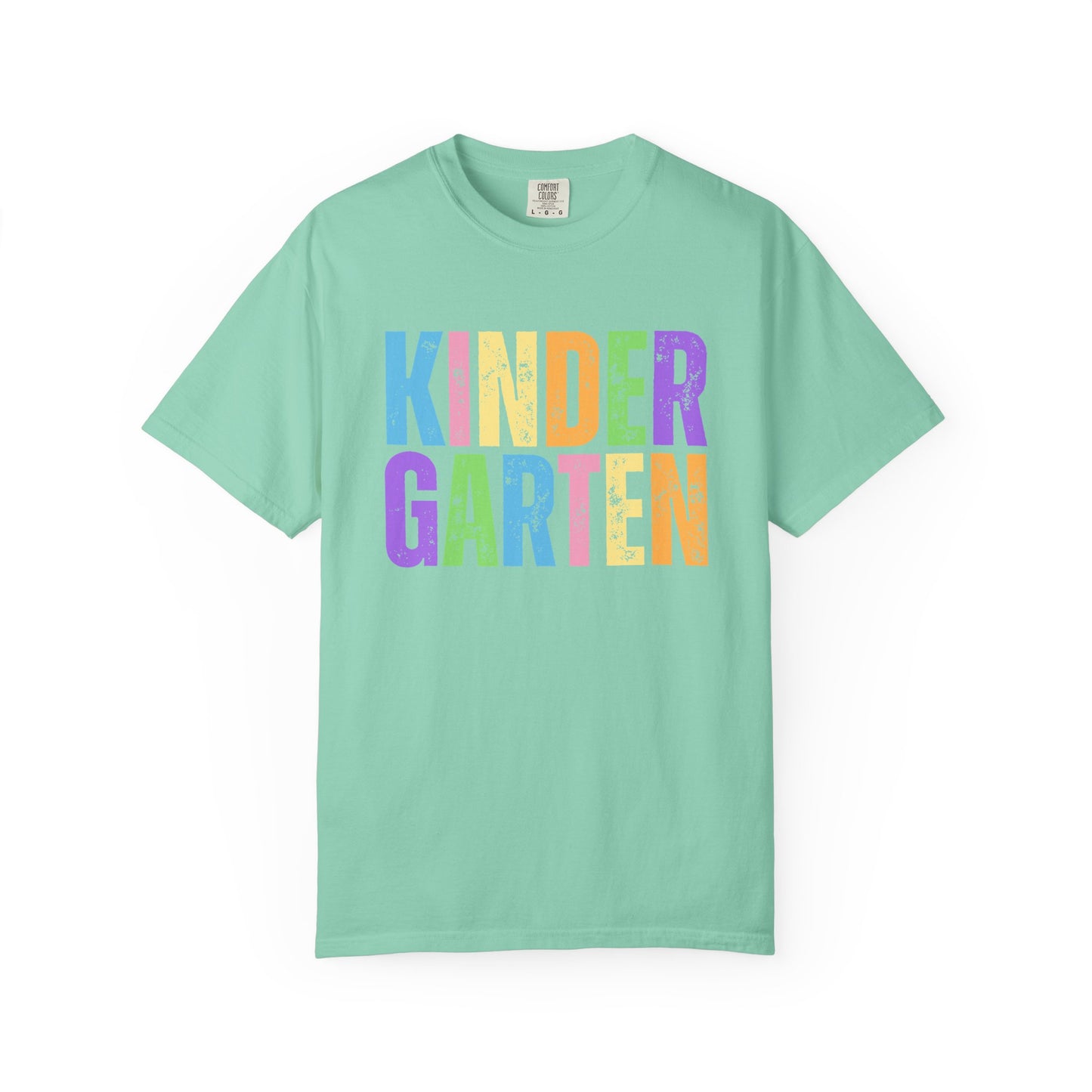Kindergarten Comfort Colors® T-Shirt | Grade Level Teacher Shirt